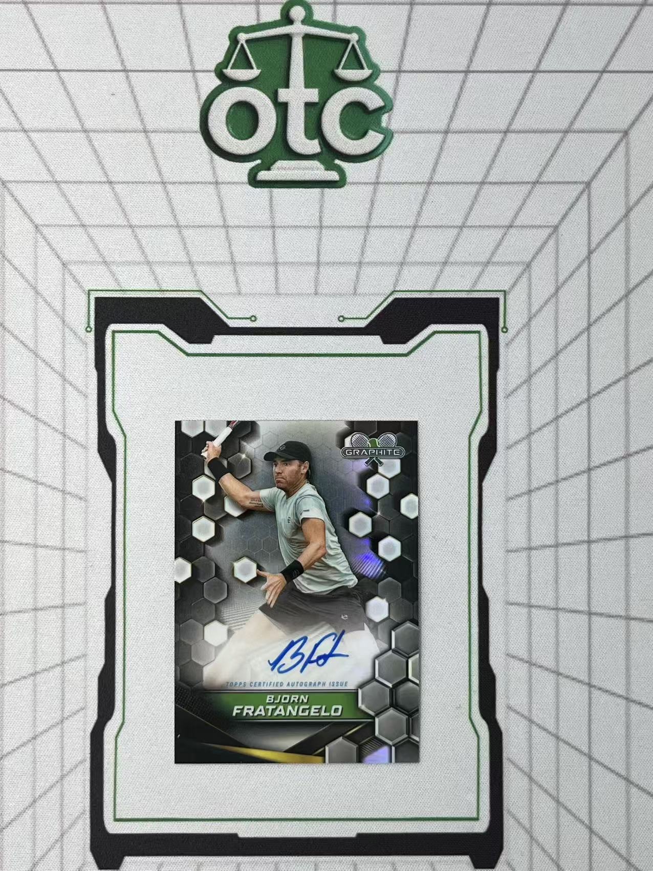 2024 Topps Graphite Bjorn Fratangelo 【盎司收藏】网球 石墨 比约恩 弗拉坦杰洛 银折 签字 卡签 美国 高端系列 JJ27
