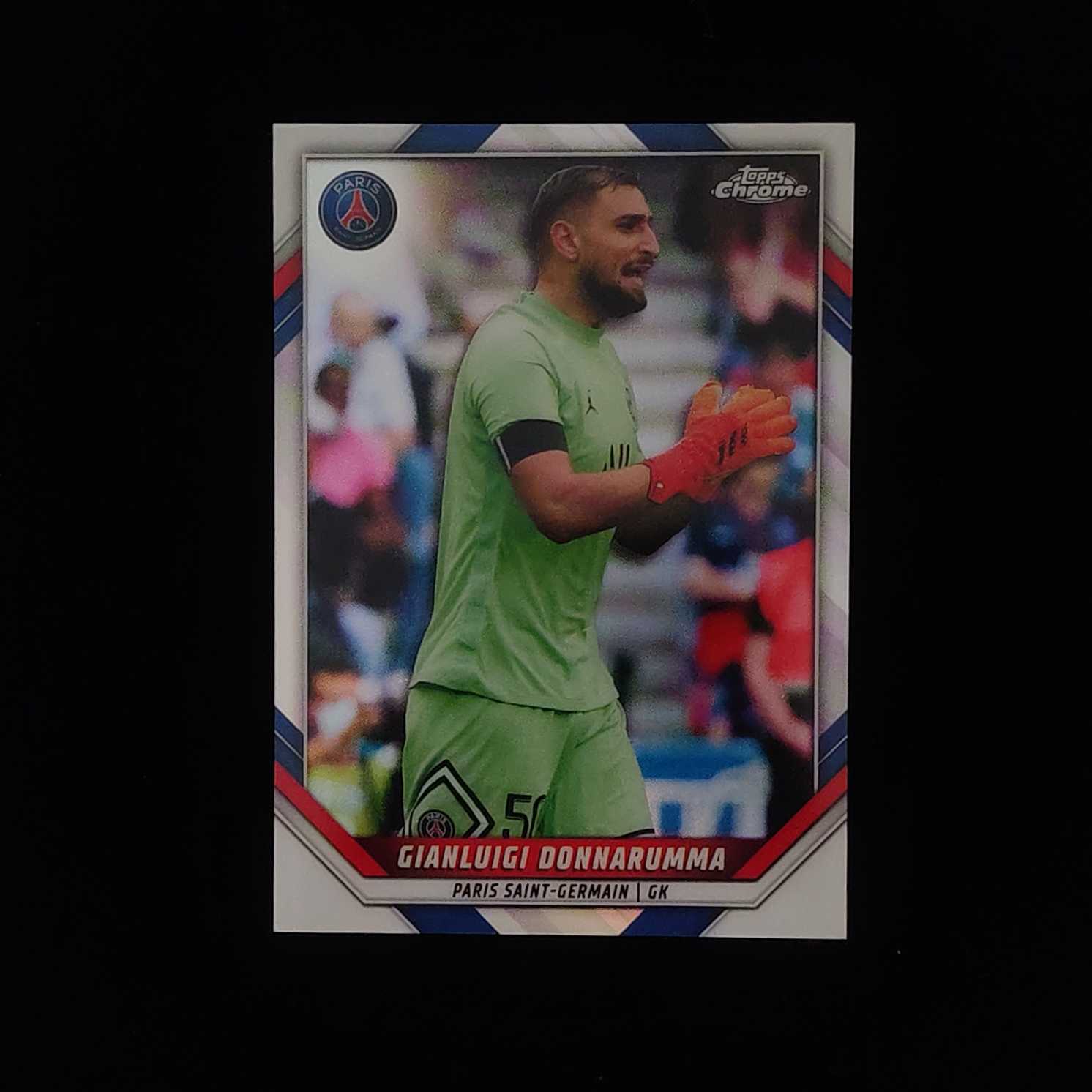 2022 Topps chrome Gianluigi Donnarumma 巴黎高端队盒 TC 巴黎 多纳鲁马 65编 顶级门将 卡品如图 收藏必备
