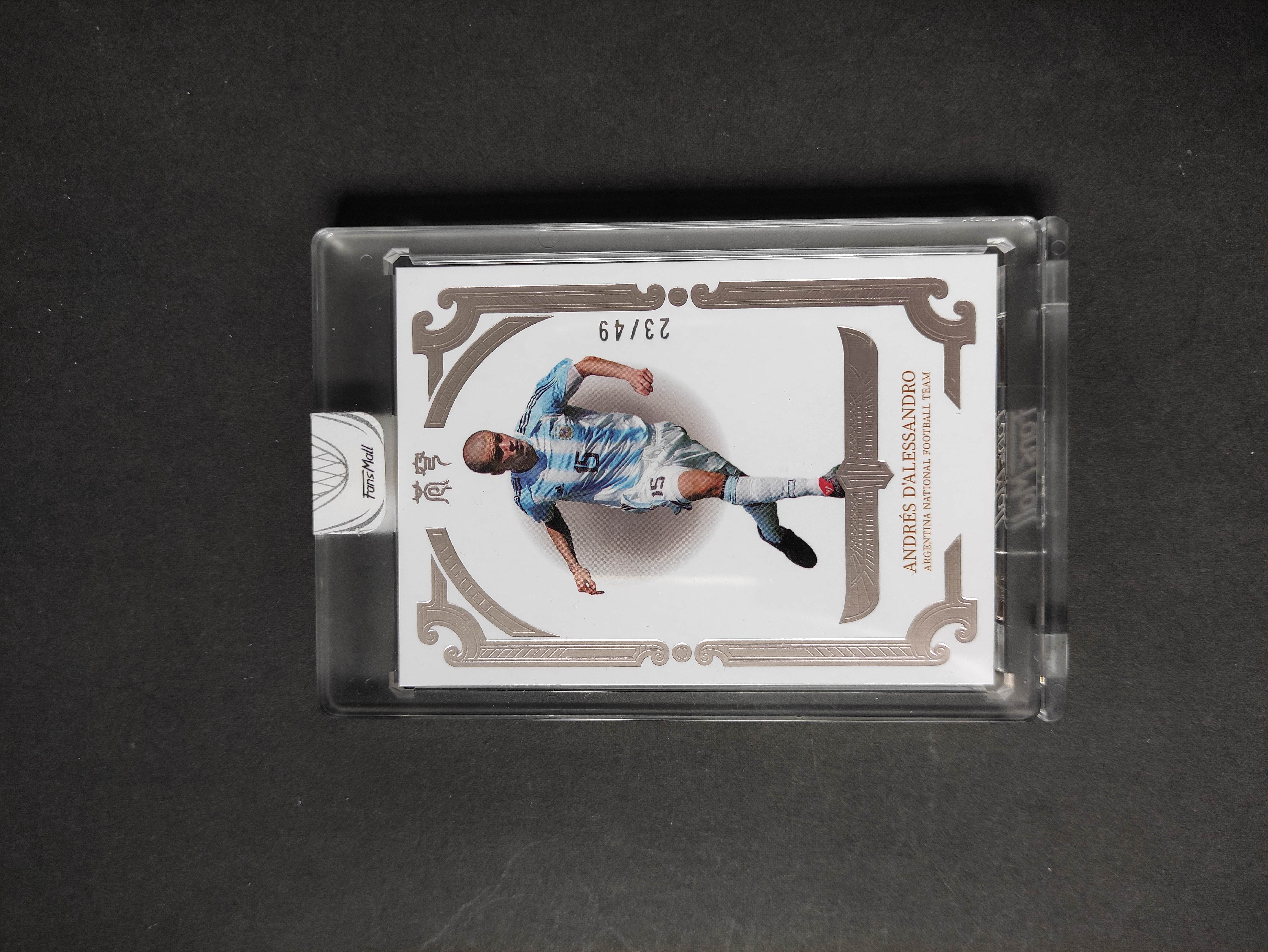 2022 FANSMALL 苍穹 ANDERS DALESSANDRO 【进击卡社】范斯猫 世界杯 苍穹系列 阿根廷 达利桑德罗 限量23/49编 原封砖 专收必备