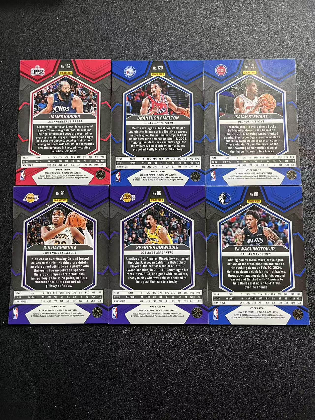 2023-24 Panini Mosaic Zion Williamson 锡安 威廉姆斯 多孙姆 安东尼 戴维斯 利拉德 约基奇 小海梅 马赛克 折射 卡品如图 未知错误