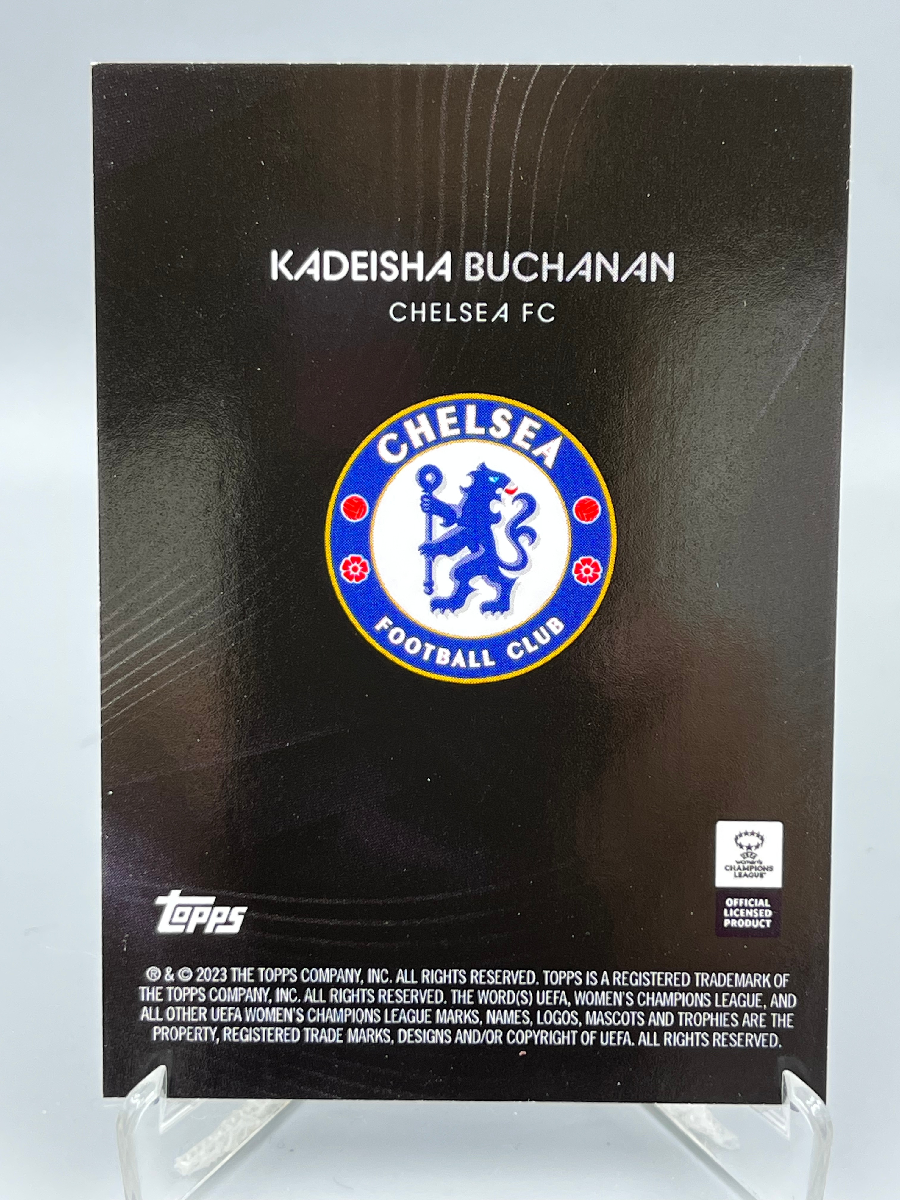 2020-21 Topps UEFA Kadeisha Buchanan 欧冠 卡德莎 布坎南 3/10编 低编 折射 加拿大 切尔西女足 女足世界杯 凑套 收藏必备【暴富 巧儿】y
