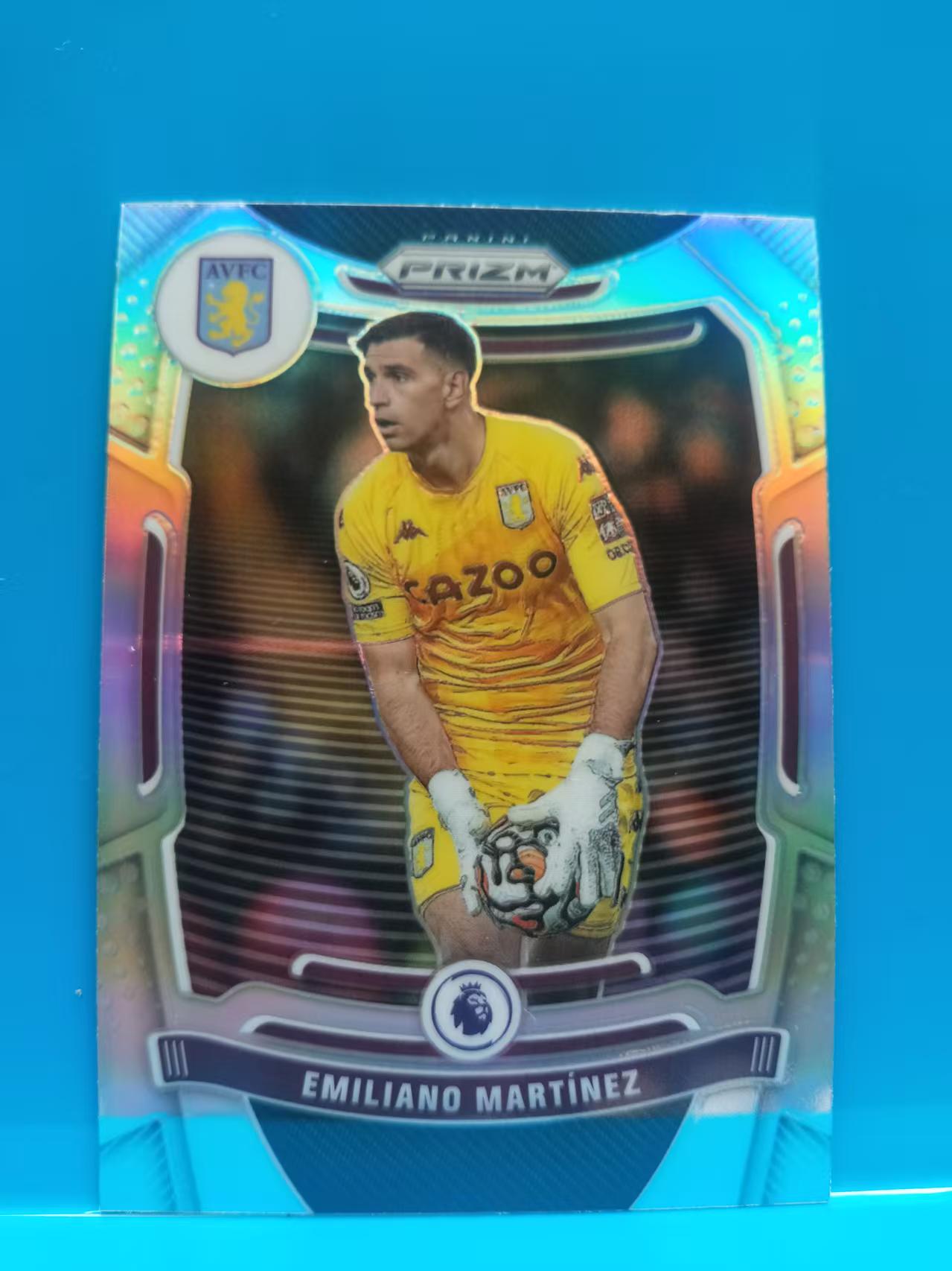 2021-22 Panini Prizm emiliano martinez 埃米利亚诺 马丁内斯 阿斯顿维拉  银折 英超PZ 卡品如图 J017W