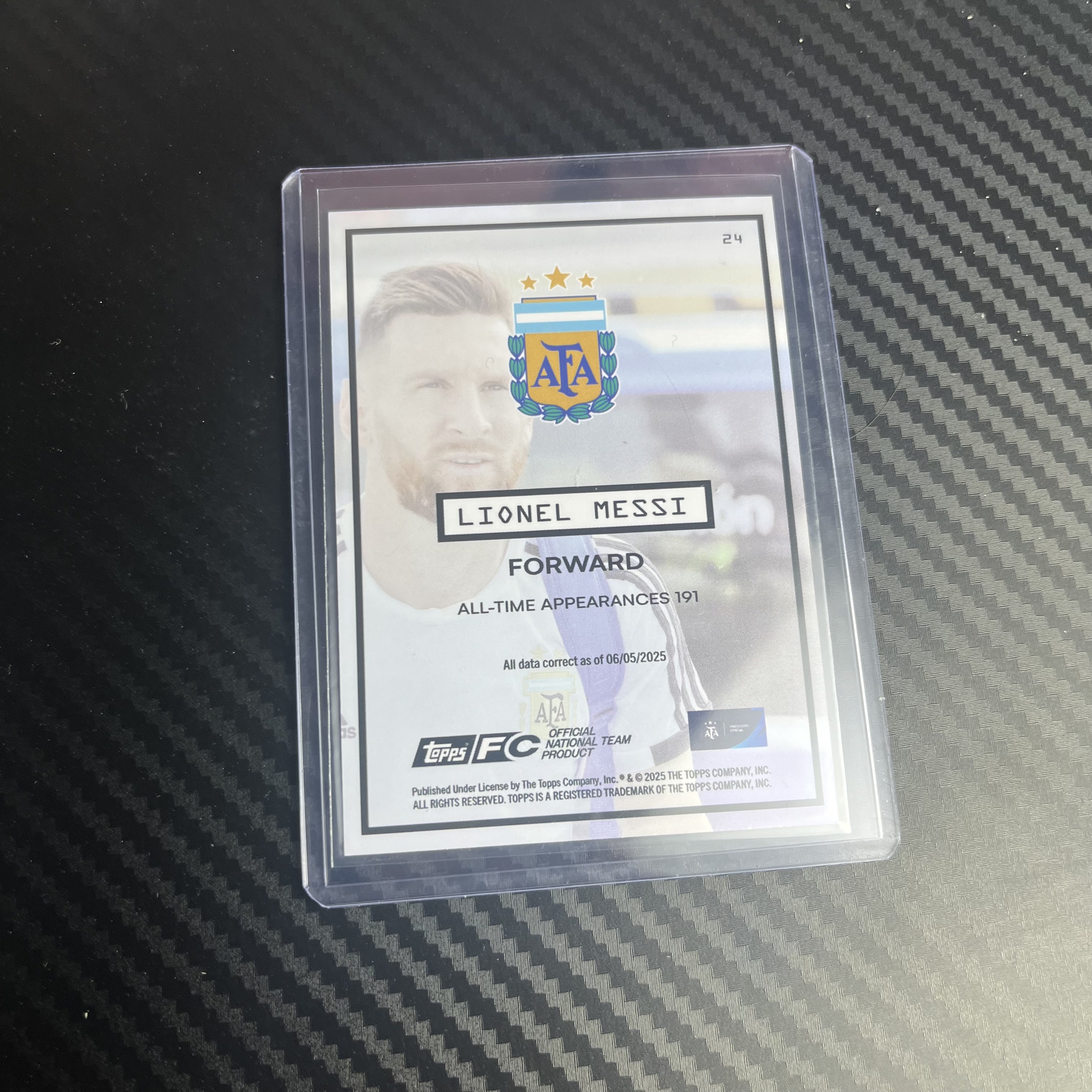 2024-25 Topps Chrome Lionel Messi 阿根廷聚焦 梅西 星星折 49/99编 特卡 巴萨 巴黎 收藏必备 选图炸裂 不退不换 不累计 卡品如图 丁满代拍 小杆