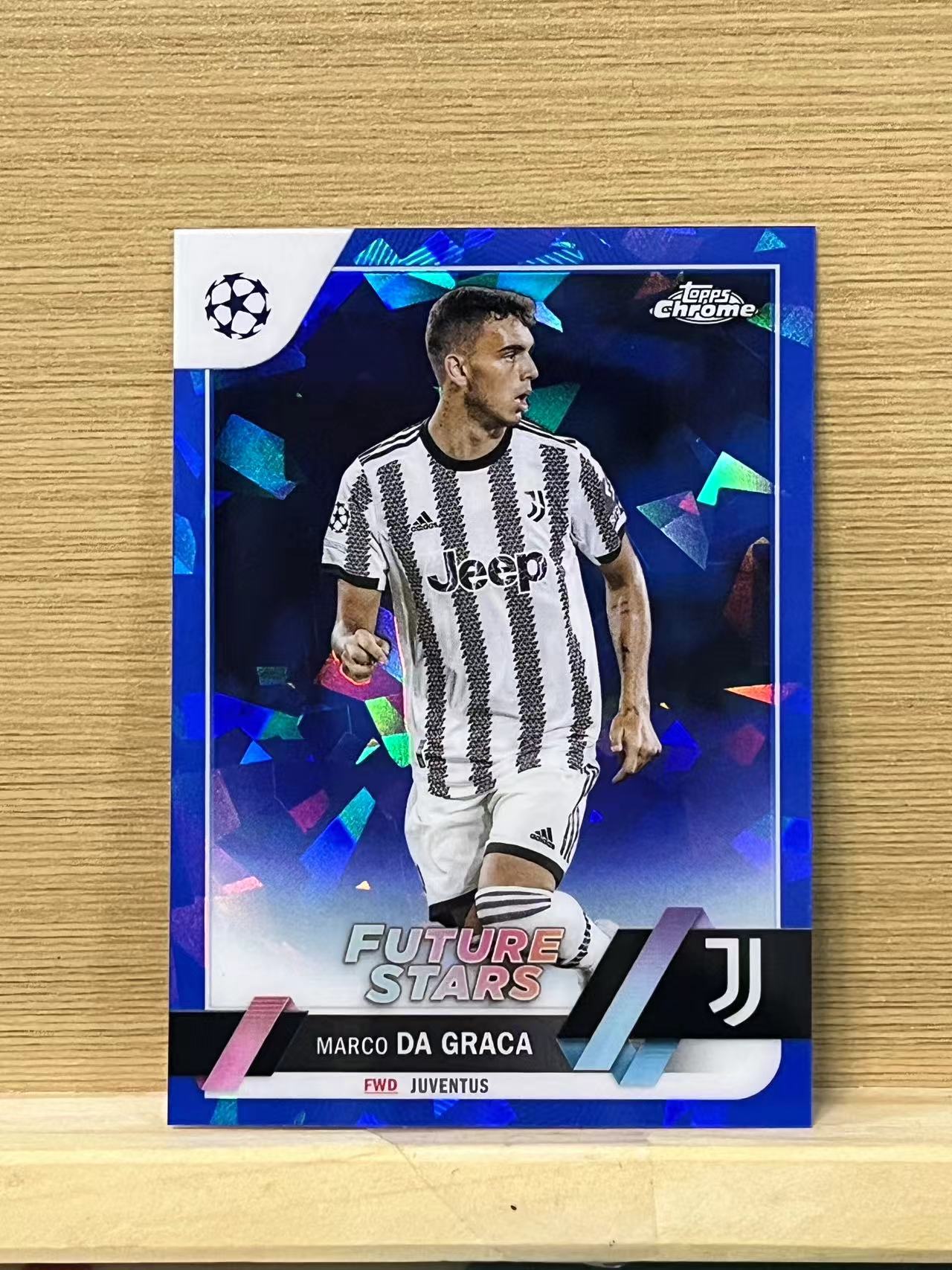 2023 Topps Chrome marco da graca 马尔科 达 格拉卡 尤文图斯 蓝宝石 碎冰折 银折 卡品如图 收藏凑套必备 A17