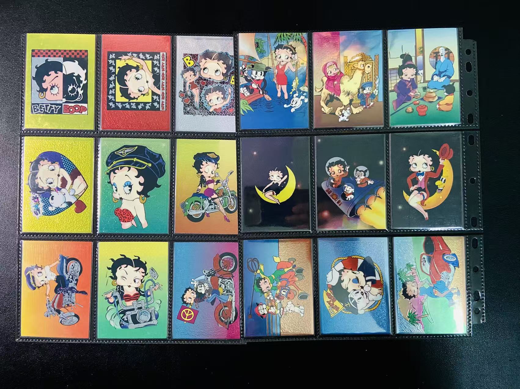 1996 KROME Betty Boop 贝蒂小姐 96年1-50号齐 经典荧幕角色贝蒂小姐 卡品如图卡况良好带卡页发货 少见稀有收藏卡 中古古早收藏卡 老卡 关联 迪士尼100周年