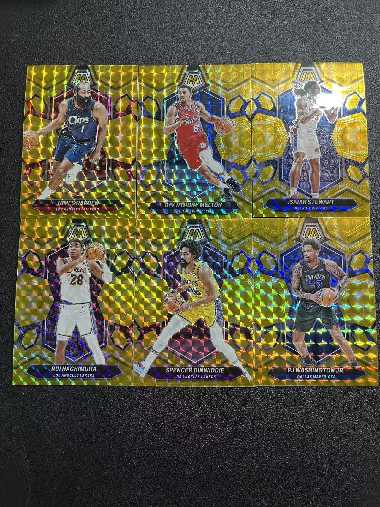 2023-24 Panini Mosaic James Harden 詹姆斯 哈登 米尔顿 八村塁 丁威迪 pj 华盛顿 金马赛克折 卡品如图 未知错误