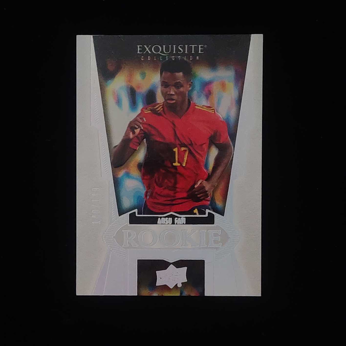 2021 Upper Deck Exquisite Ansu Fati 古德温 木盒 新秀RC 西班牙 巴萨 巴塞罗那 安苏 法蒂 149编 卡品如图 收藏必备