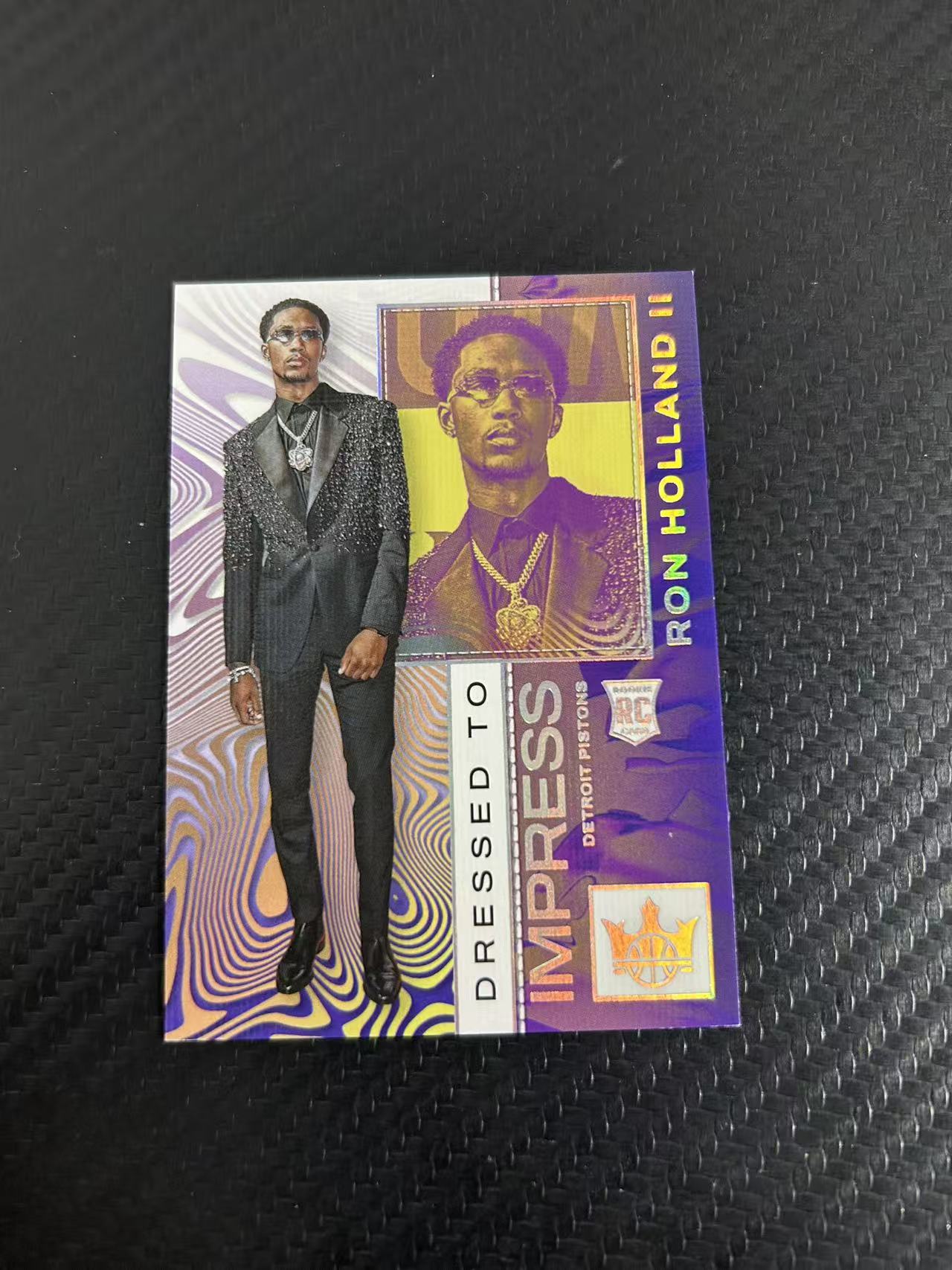 2024-25 Panini Court Kings Ron Holland II #7【灯灯拍卡】 油画 RC 活塞 霍兰德二世 走秀 067/125编 未来可期 东部第一 收藏必备【暴走】