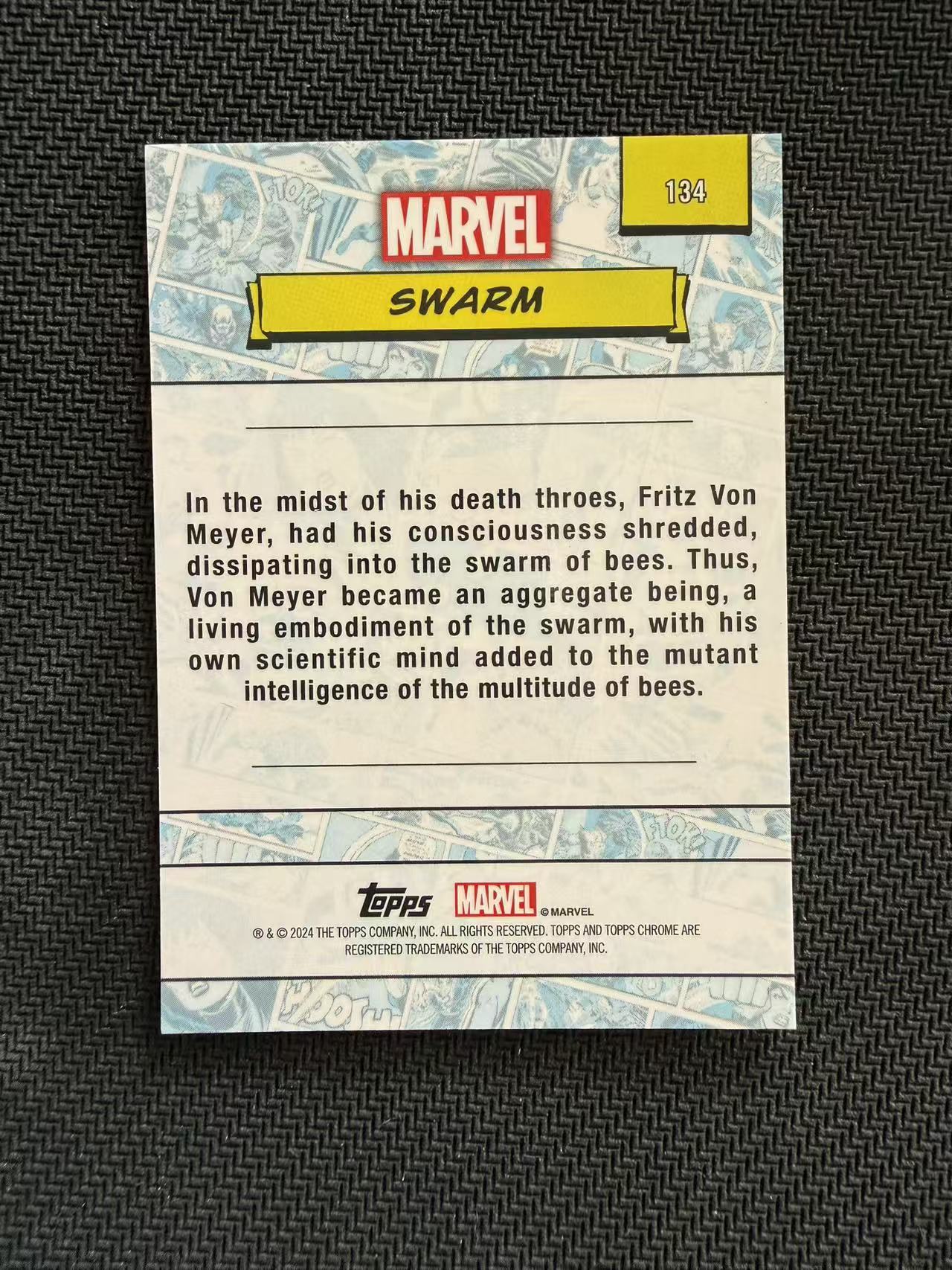 2024 Topps Chrome Marvel Swarm 蜂群 漫威 收藏必备(张无忌)