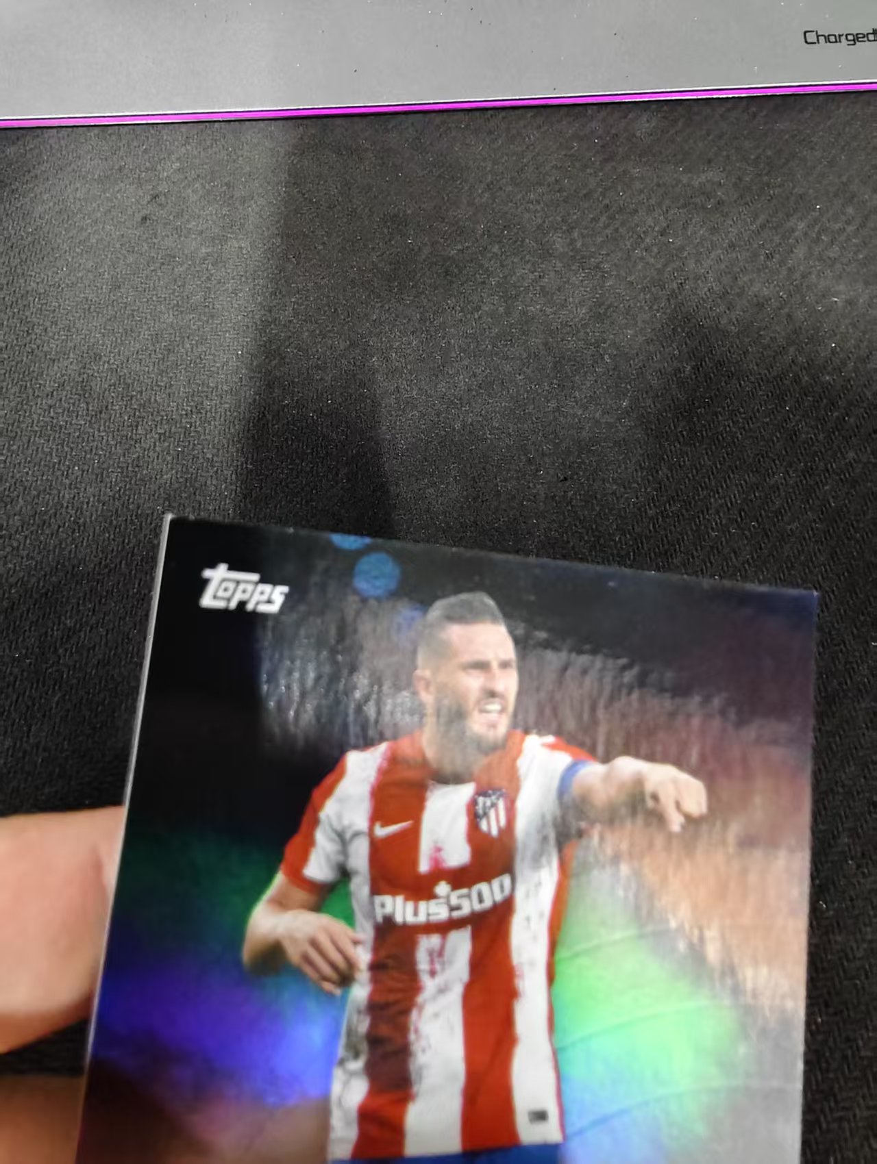 【可合并,不累计】2022 Topps 马竞队盒 Koke 科克 马德里竞技 西班牙 银折 199编 划痕 边角瑕疵