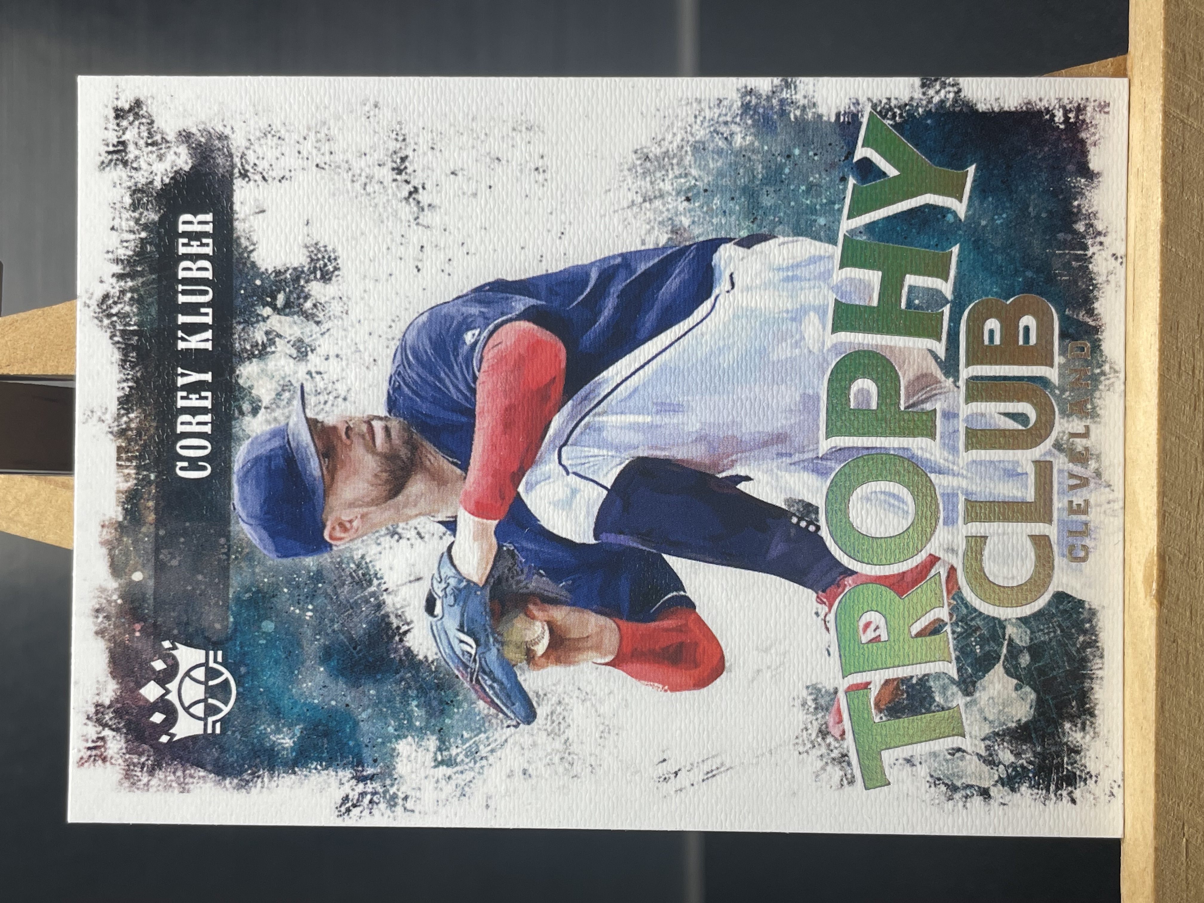 (C3) 2018 PANINI 棒球 油画 科里 克卢伯 实卡好看 收藏凑套必备 卡品如图 !!!