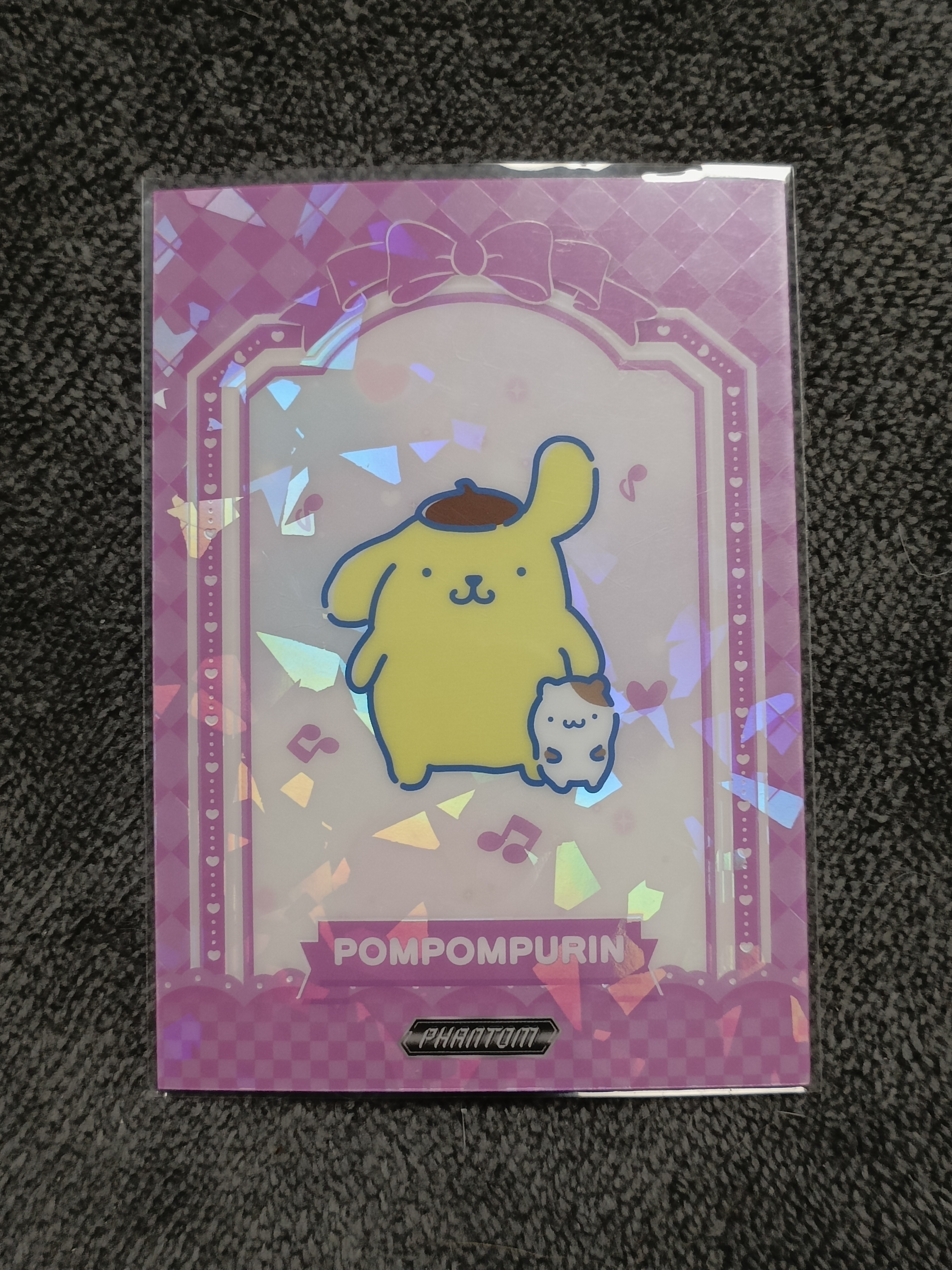 2023 Kakawow PHANTOM 三丽鸥家族系列收藏卡 POMPOMPURIN 布丁狗 【谦谦拍卖】PSA-IPU-19 紫折 092/115编 秋鹿