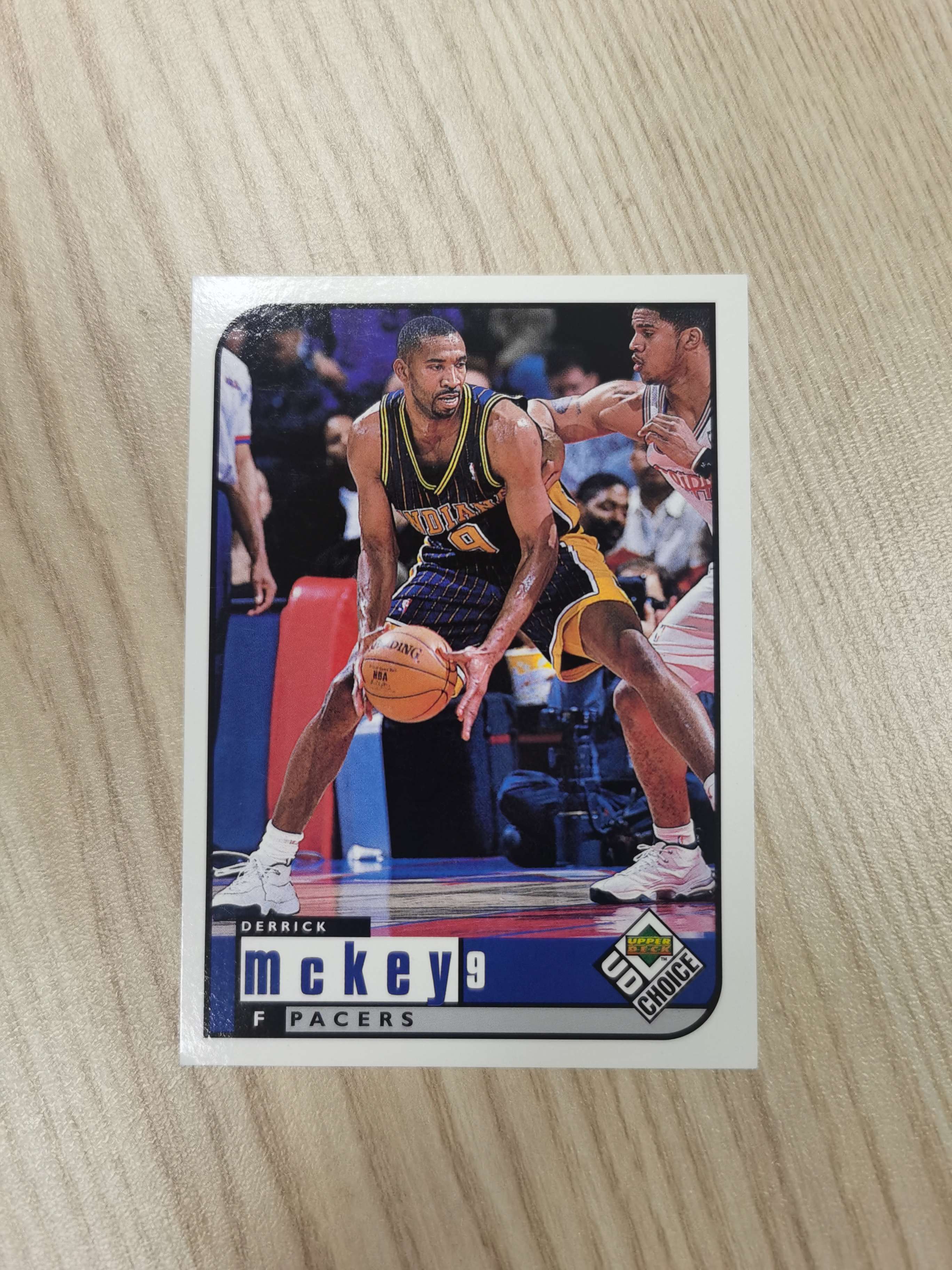 1998-99 Upper Deck Base Derrick McKey 1998-99 德里克-麦凯 UD choice 2届最佳防守二阵 新秀一阵 #61 步行者 硬通货 极具收藏价值