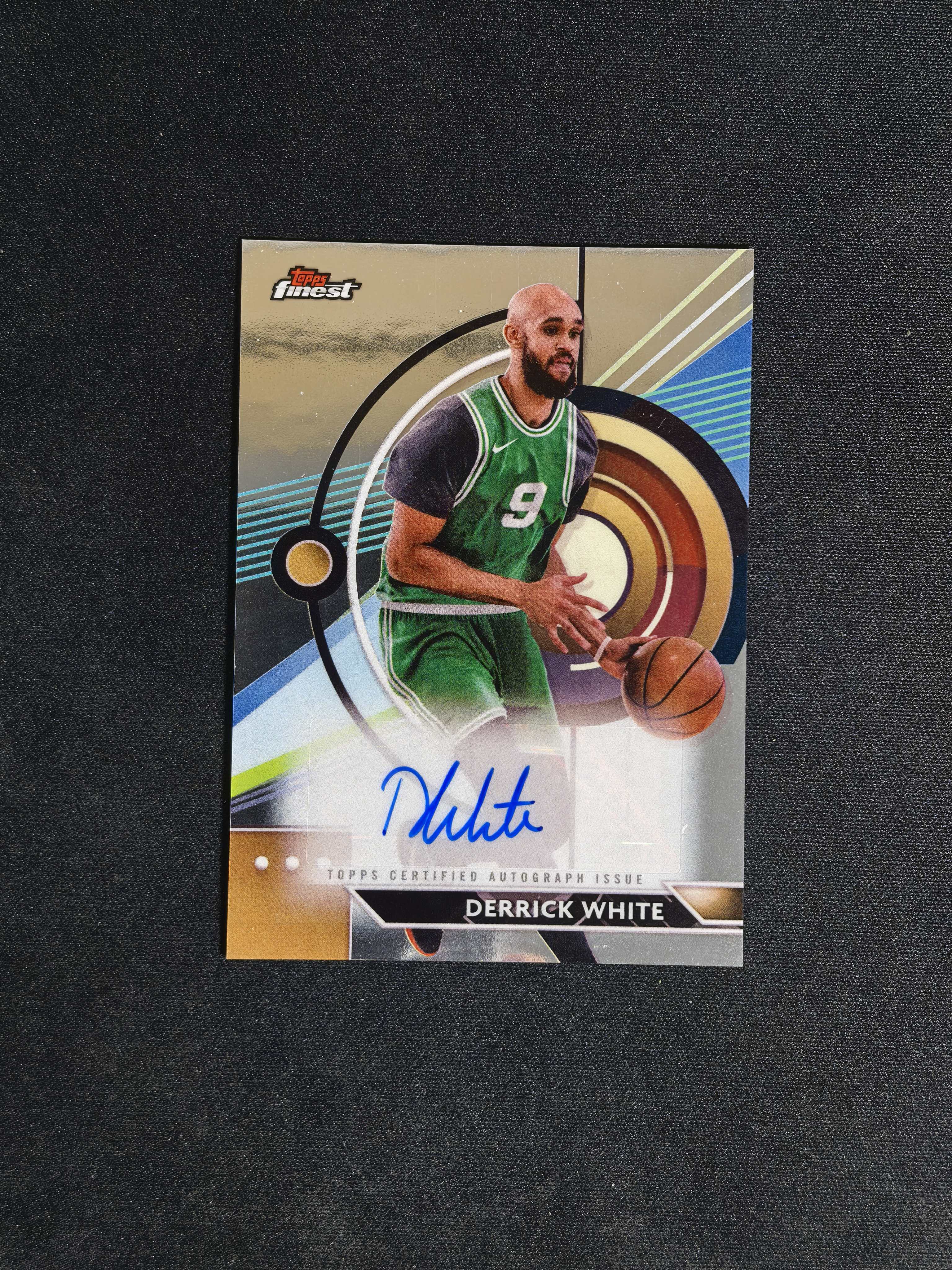 2024 Topps finest Derrick White 凯尔特人 德里克 怀特 finest 签字 卡品如图【CYT球星卡】