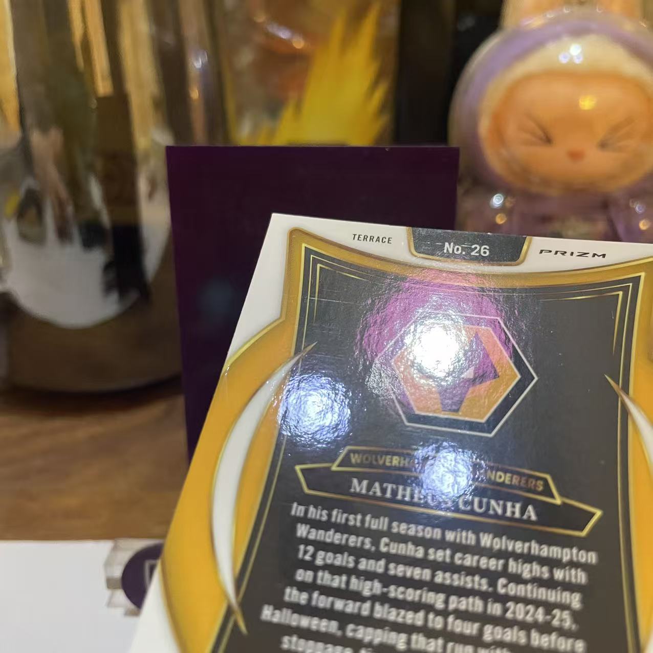 2025 Panini Select Matheus Cunha 【seven拍卖】狼队 库尼亚 116/125 卡品如图 细节如图 王盛