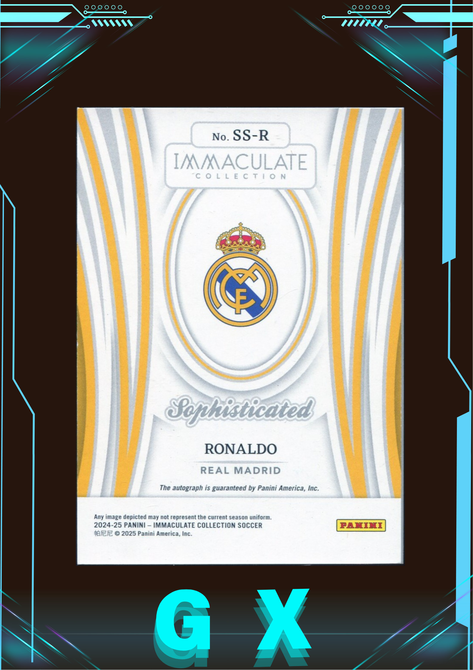 2024-25 Immaculate系列 罗纳尔多 Ronaldo 5/10编 超低编 大罗 外星人 SS签 皇马 金平行 !【钩玄卡店】Will