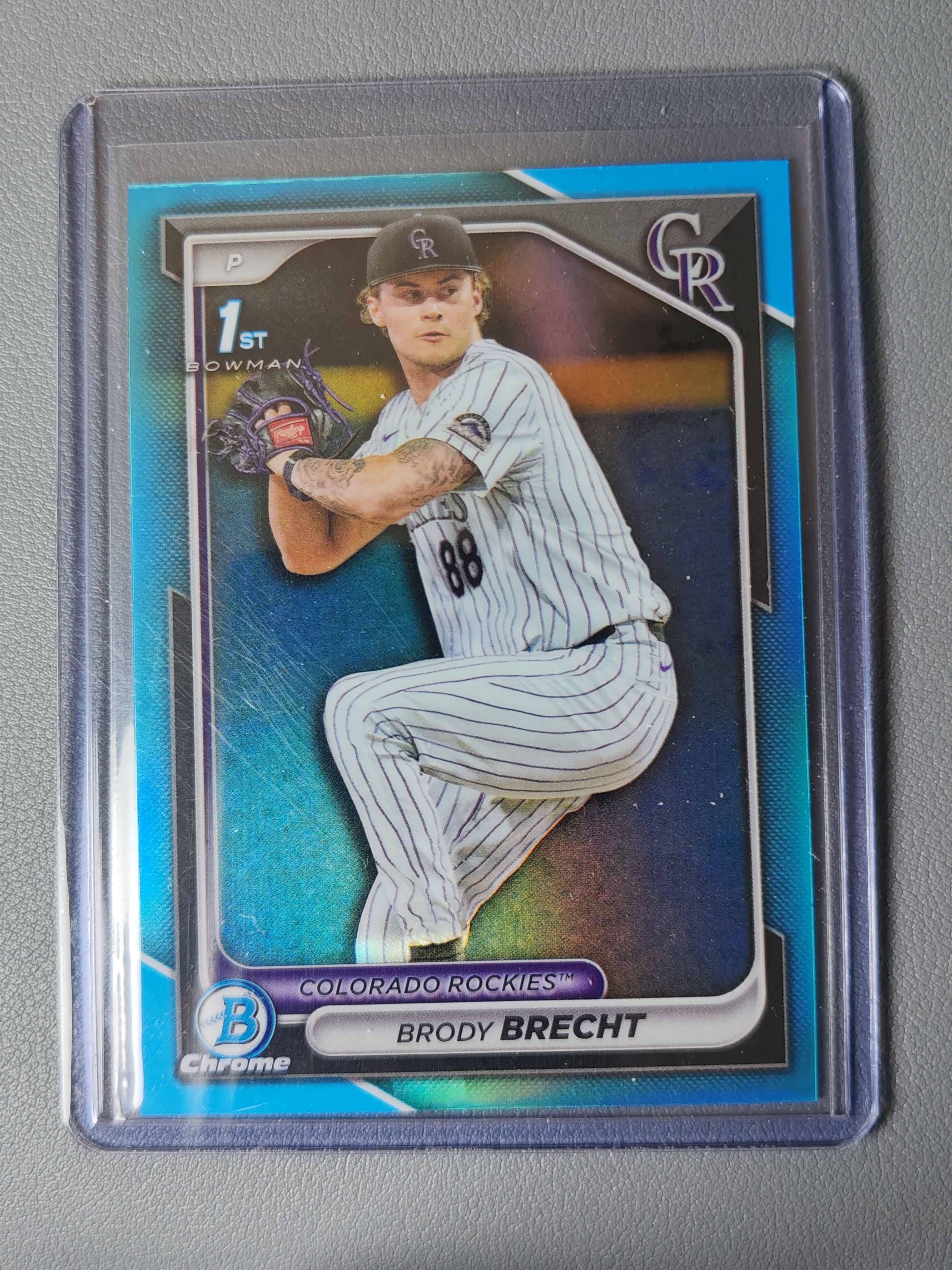 2024 Topps Bowman Brody Brecht RC 1st 青折!【001】