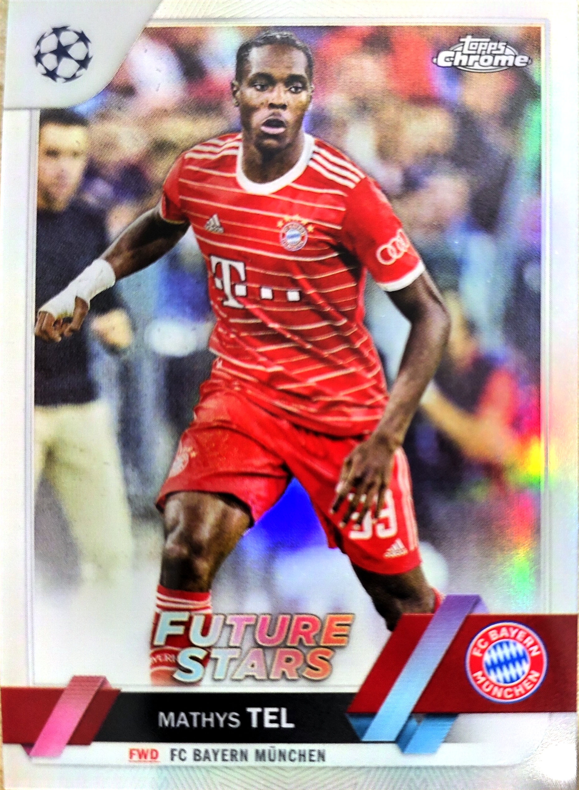 2023 Topps Chrome Mathys Tel 特尔 拜仁 银折