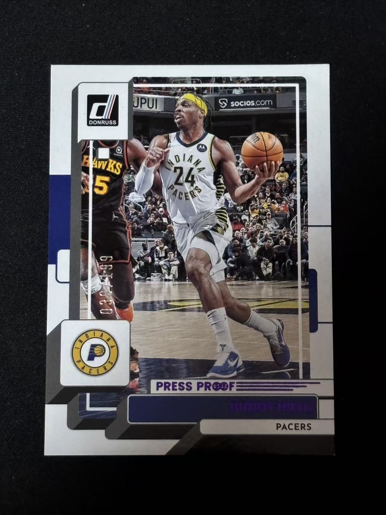 2022-23 Panini Donruss Buddy Hield 【磊子球星卡】杜蕾斯 步行者 Hield 巴迪 希尔德 紫折 199编 实卡好看 收藏必备