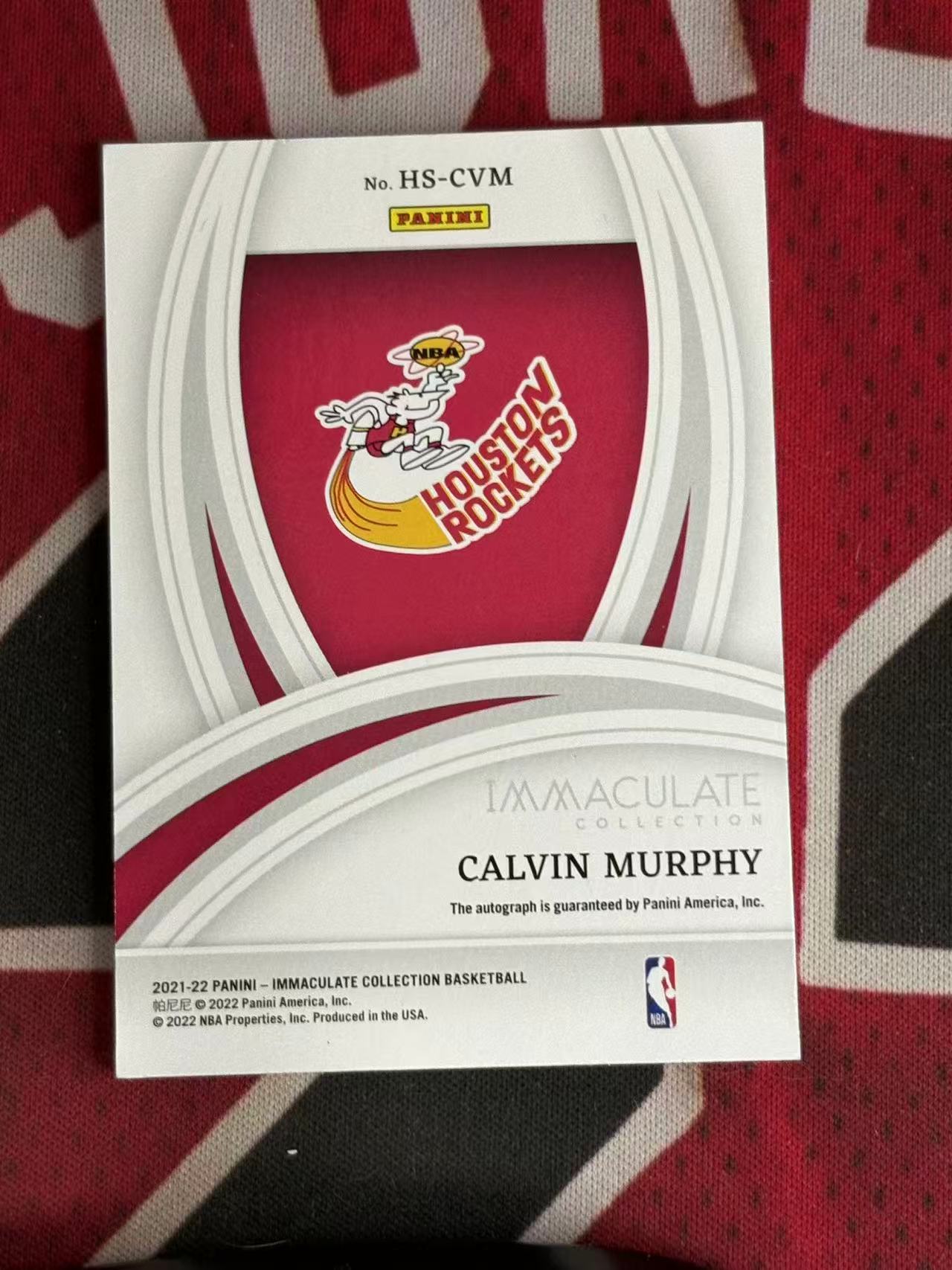 2021-22 PANINI IMMACULATE Calvin Murphy 爱咪咪高端系列 火箭名宿 卡尔文墨菲 凯文墨菲 99编 签字卡 HERALDED签 专收凑套必备【烂臭嘴拍卖】