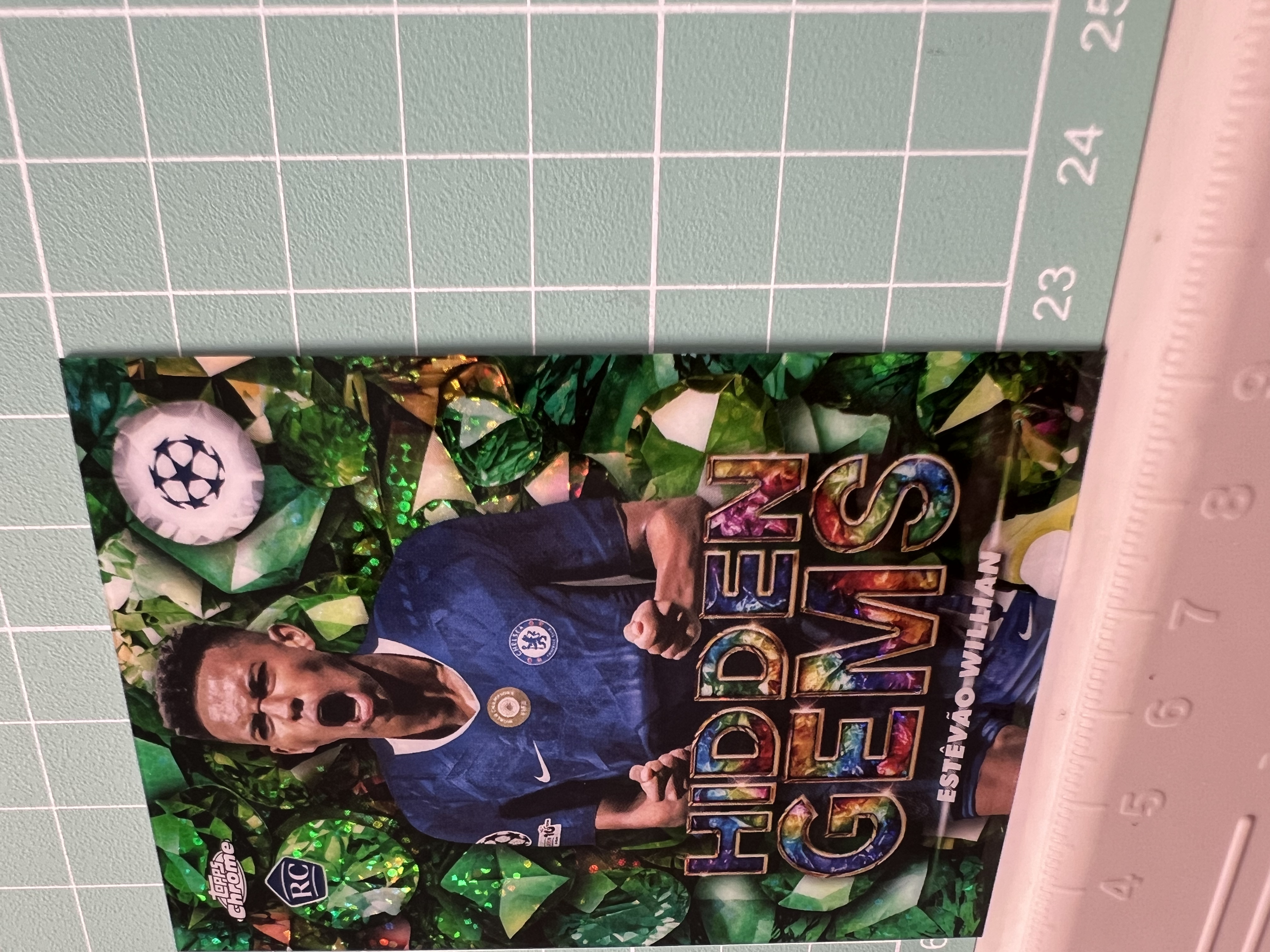 2026 Topps Chrome Willian #HG-19 切尔西 埃斯特旺 隐藏瑰宝特卡 欧冠 RC 新星 Topps 威廉 新秀