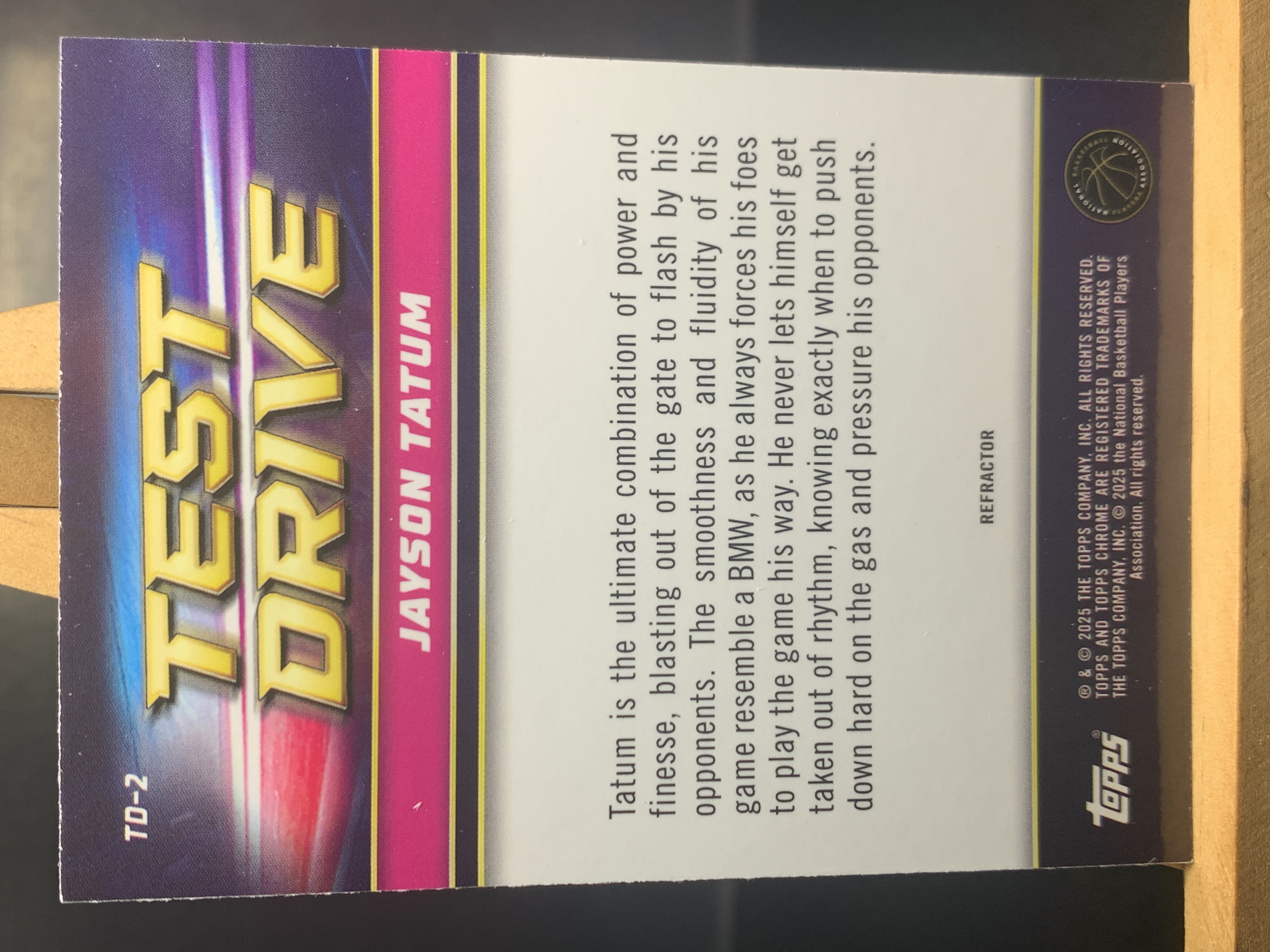 (S4) 2025 TOPPS 银折 塔兔 塔图姆 近期大热球星 收藏必备 卡品如图 ! ! !