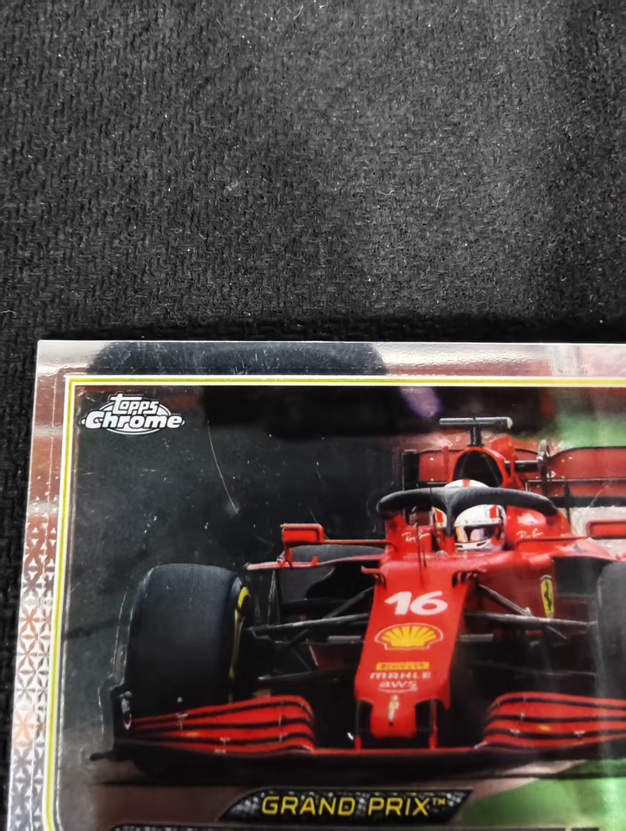 2022 Topps Chrome F1 Charles Leclerc 勒克莱尔 法拉利车队 划痕 边角瑕疵#180