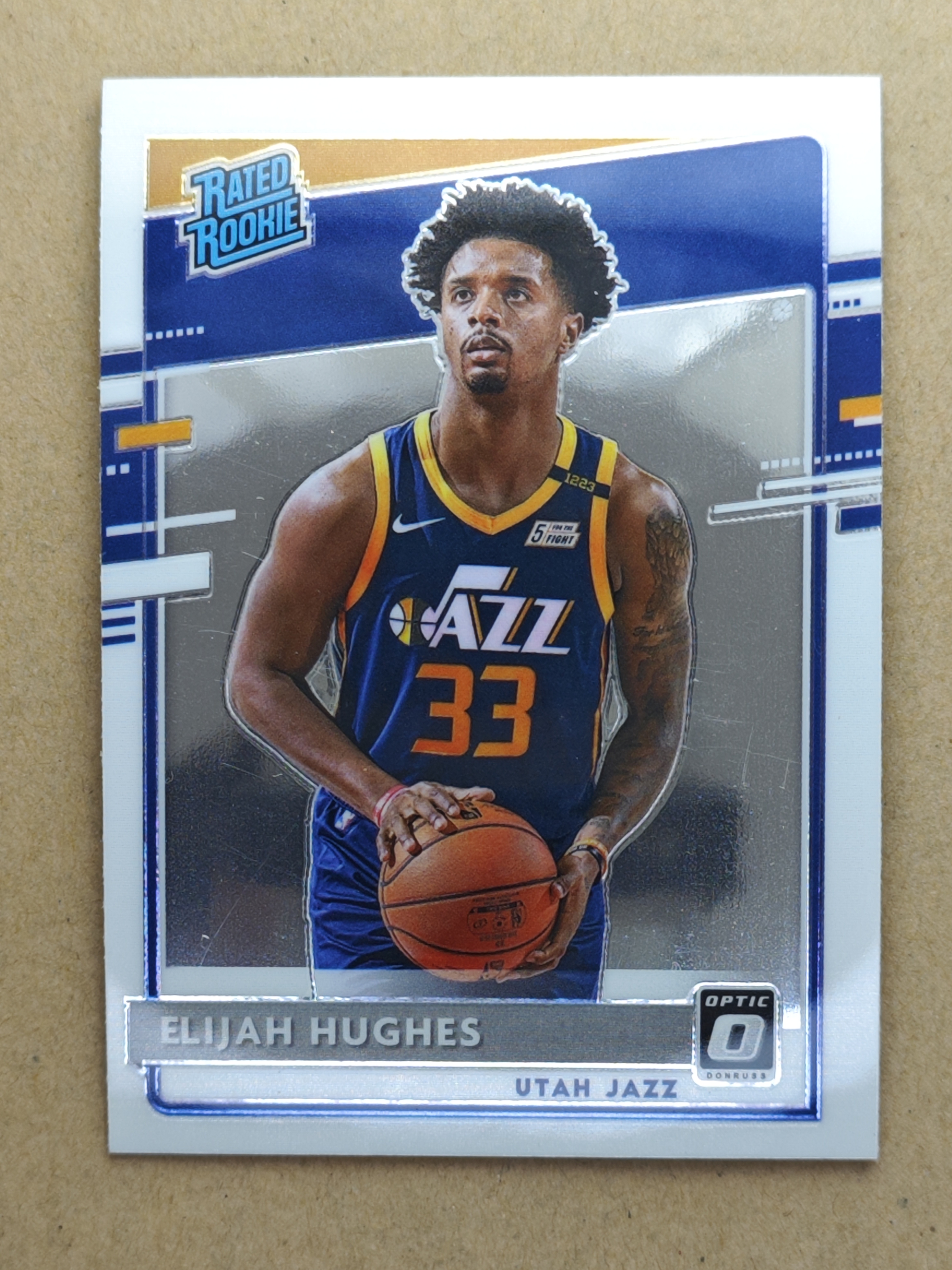 2020-21 Panini Donruss Optic Elijah Hughes RC 【影子代卖】爵士 No.192