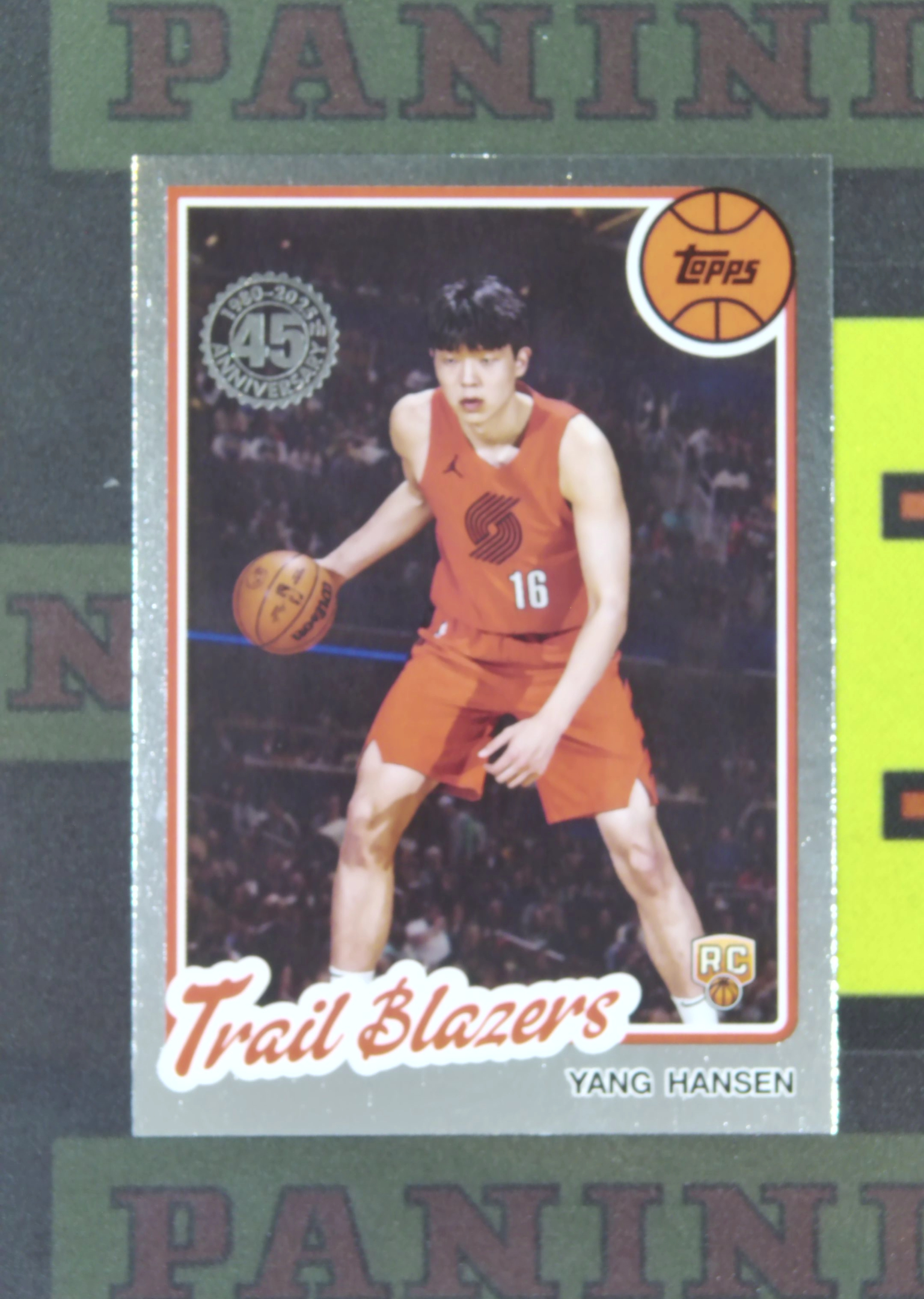 2025-26 Topps Flagship Yang Hansen RC Nirvana Project 杨瀚森 开拓者 新秀 45周年 1980 复古 卡品如图 收藏必备 Skrich