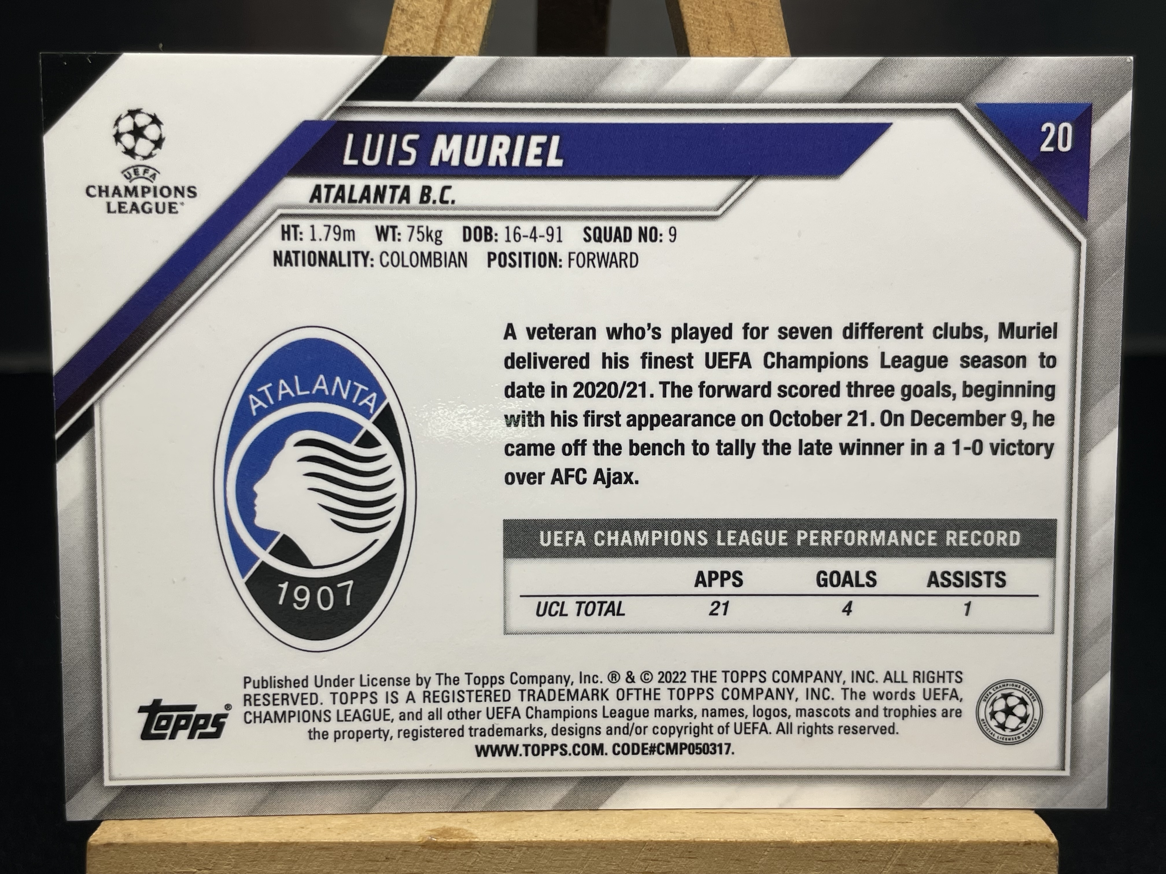 (K4) 2022 TOPPS 蓝碎冰 路易斯 穆列尔 近期大热球星 收藏必备 卡品如图 ! ! !