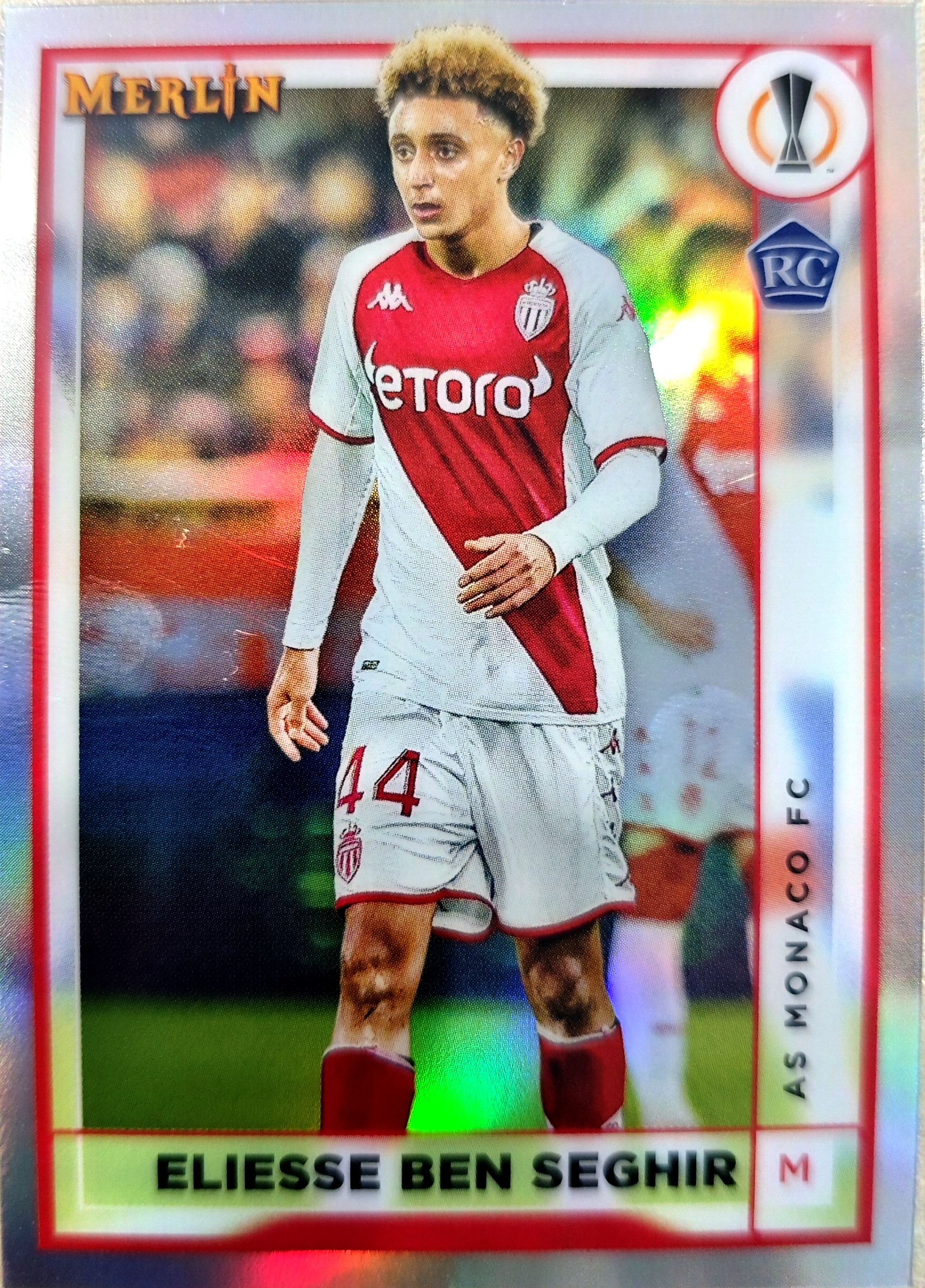 2023-24 Topps Merlin Eliesse Ben Seghir 梅林 摩纳哥 本 塞吉尔 新秀