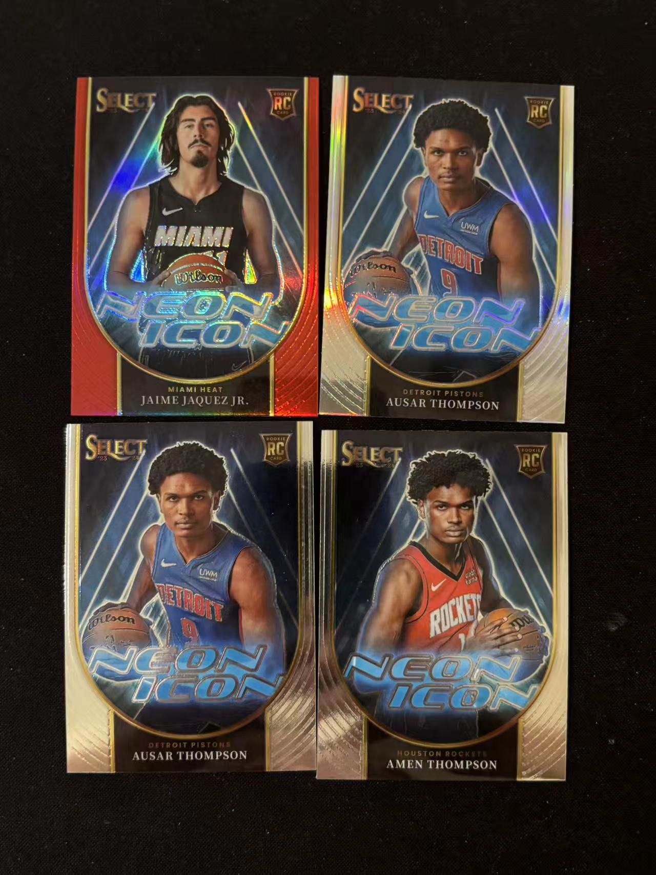 【星辰】PANINI 23-24 SELECT系列 RC 新秀 银折 折射 小贾梅 哈克斯 奥萨尔 汤普森 阿门 汤普森