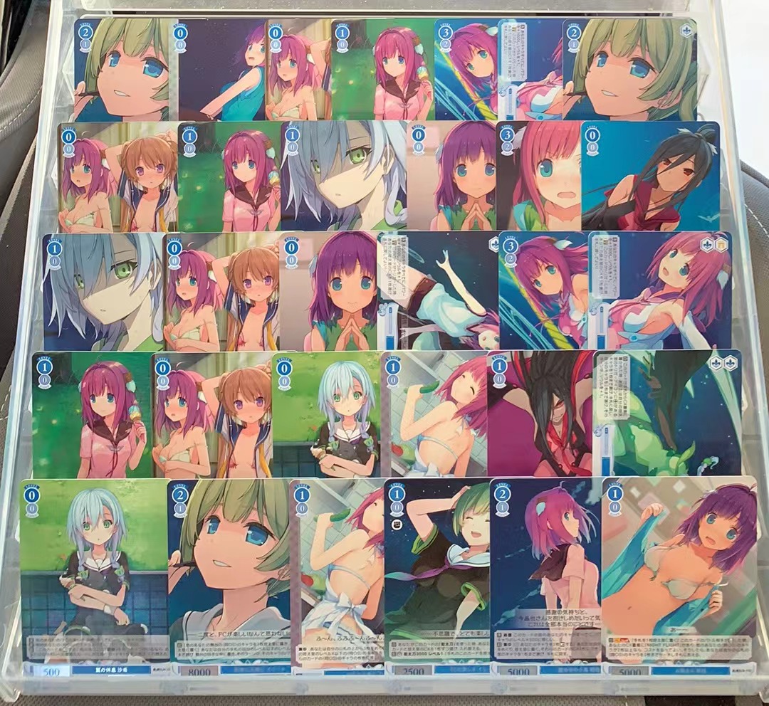 YX-Y 2025 TCG 武士道 黑白双翼 日版 WSR Rose sprite 雪碧社 蓝色SR闪卡 一图打包 收藏打牌必备 喜欢的老板不要错过(不累积)