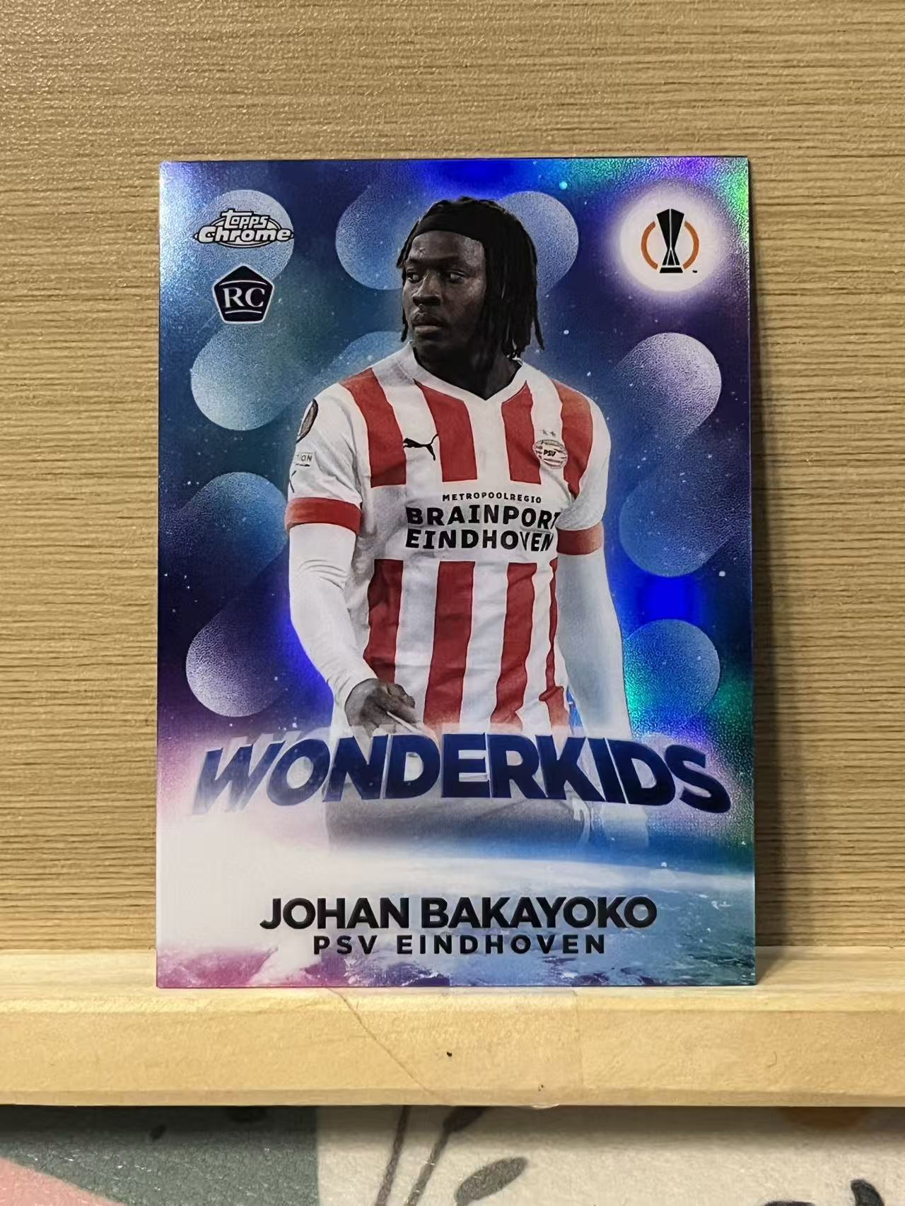 2023 Topps Chrome Johan Bakayoko RC 巴卡约科 特卡 新秀 埃因霍温 欧冠 银折 实卡精美 收藏必备 LZL2