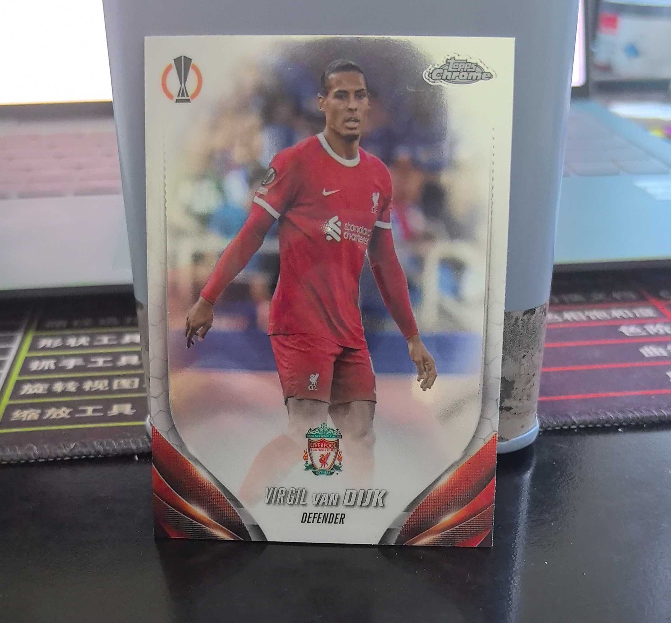 2023-24 Topps Chrome Virgil van Dijk base 凑套必备 编号132