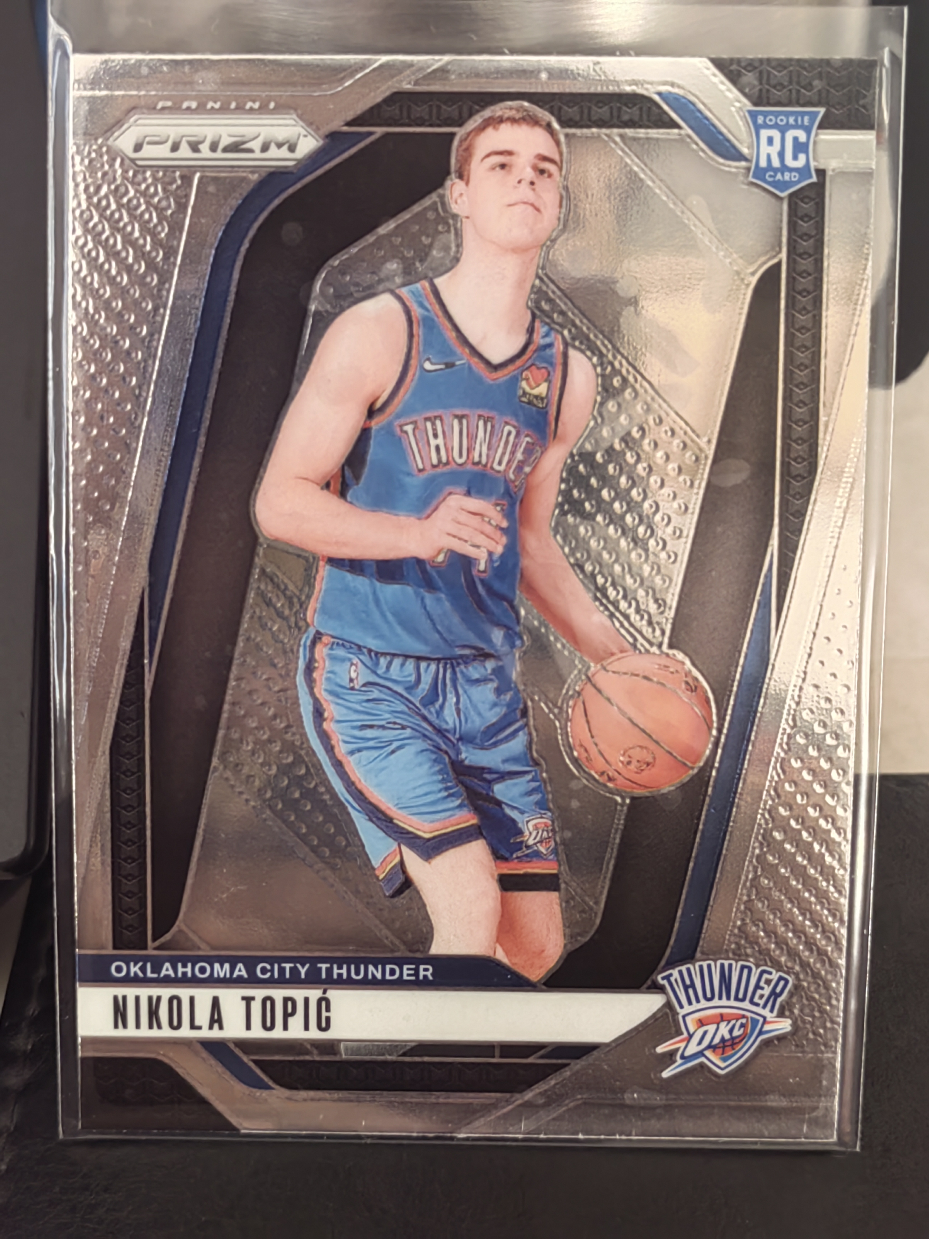 2024-25 Panini Prizm Nikola Topić RC PZ 新秀 尼古拉托皮奇 雷霆 第一张 篮 白边白角 不保卡品 卡品如图