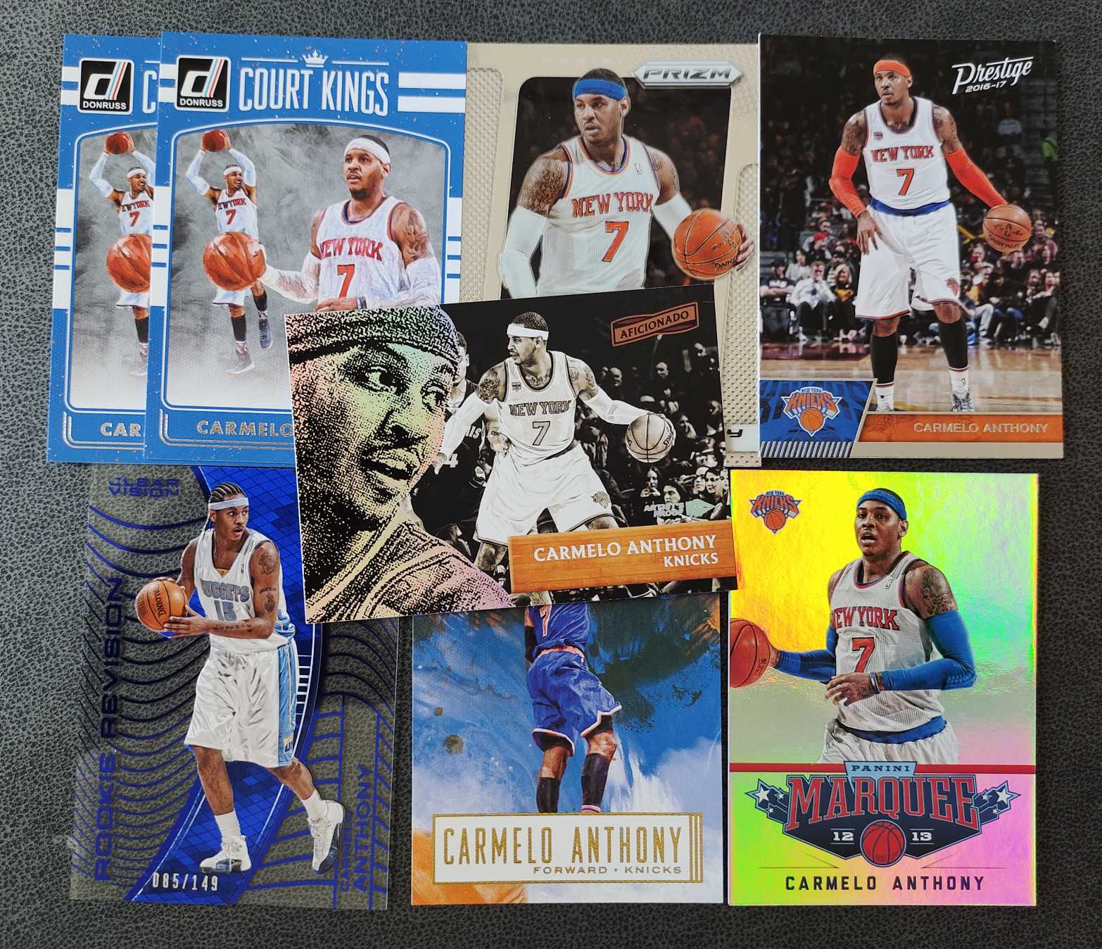 纽约尼克斯 丹佛掘金 甜瓜 卡梅隆 安东尼 8张打包 一张abs新秀复刻带编 085/149