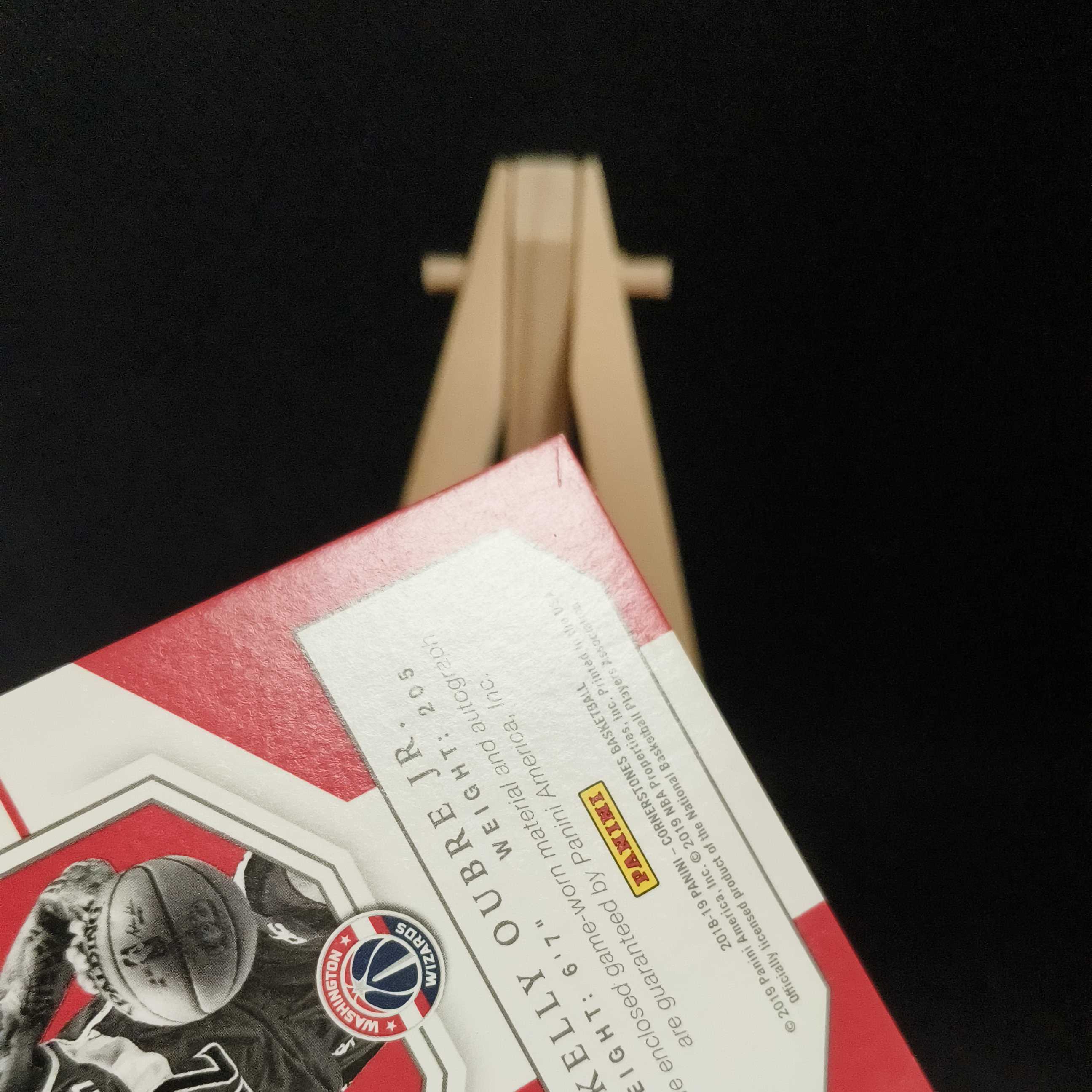 2018-19 panini Cornerstones Kelly Oubre Jr 大理石 奇才 76人 凯利 乌布雷 pa 四窗球衣物料签字 卡签 /49编 卡品如图 马克西vj好兄弟 赛季发