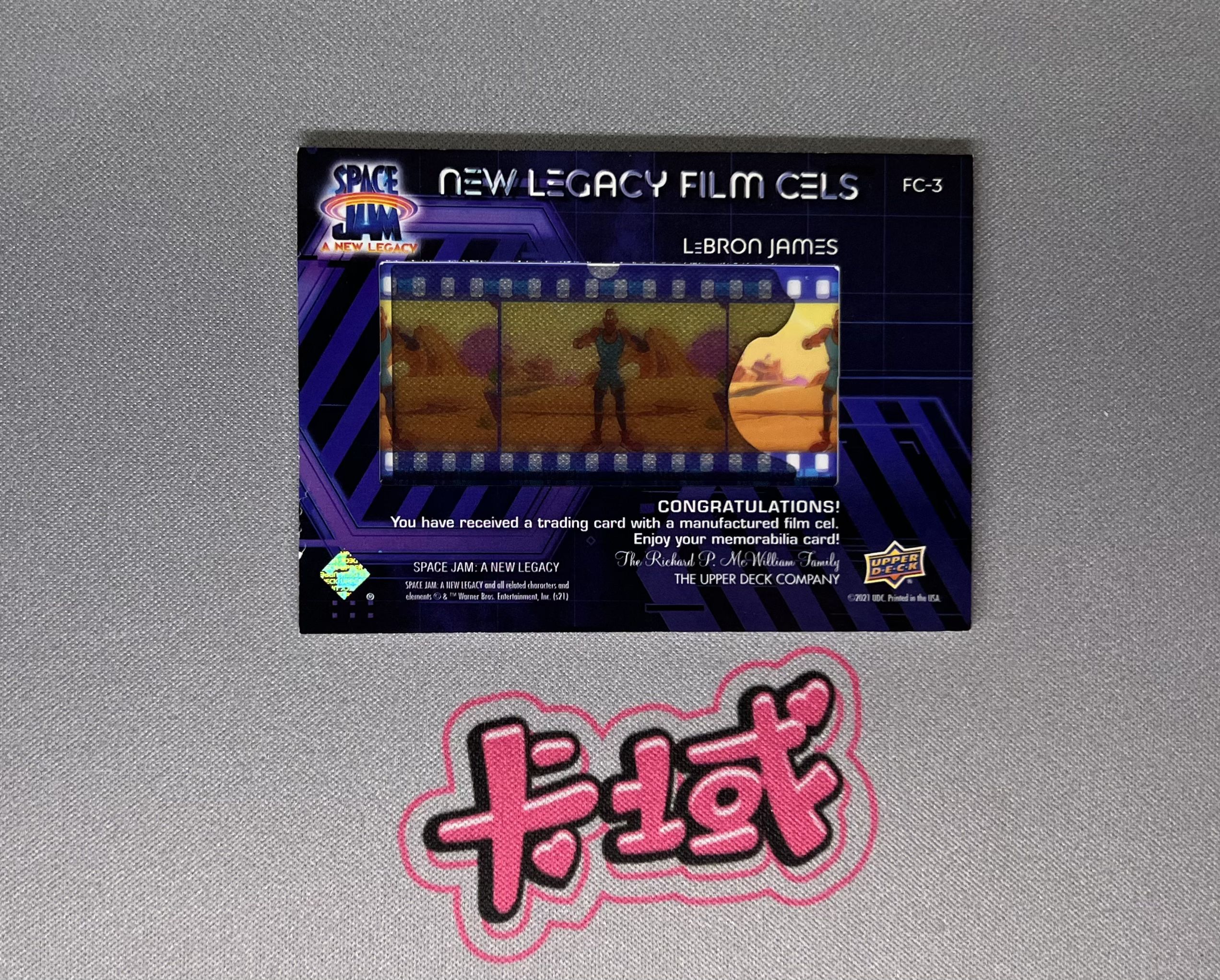 2021 Upper Deck Space Jam LeBron James 【卡域代卖】空中大灌篮 New Legacy Film Cels 胶片卡 实卡美 勒布朗 詹姆斯 老詹 微瑕如图(阿里)