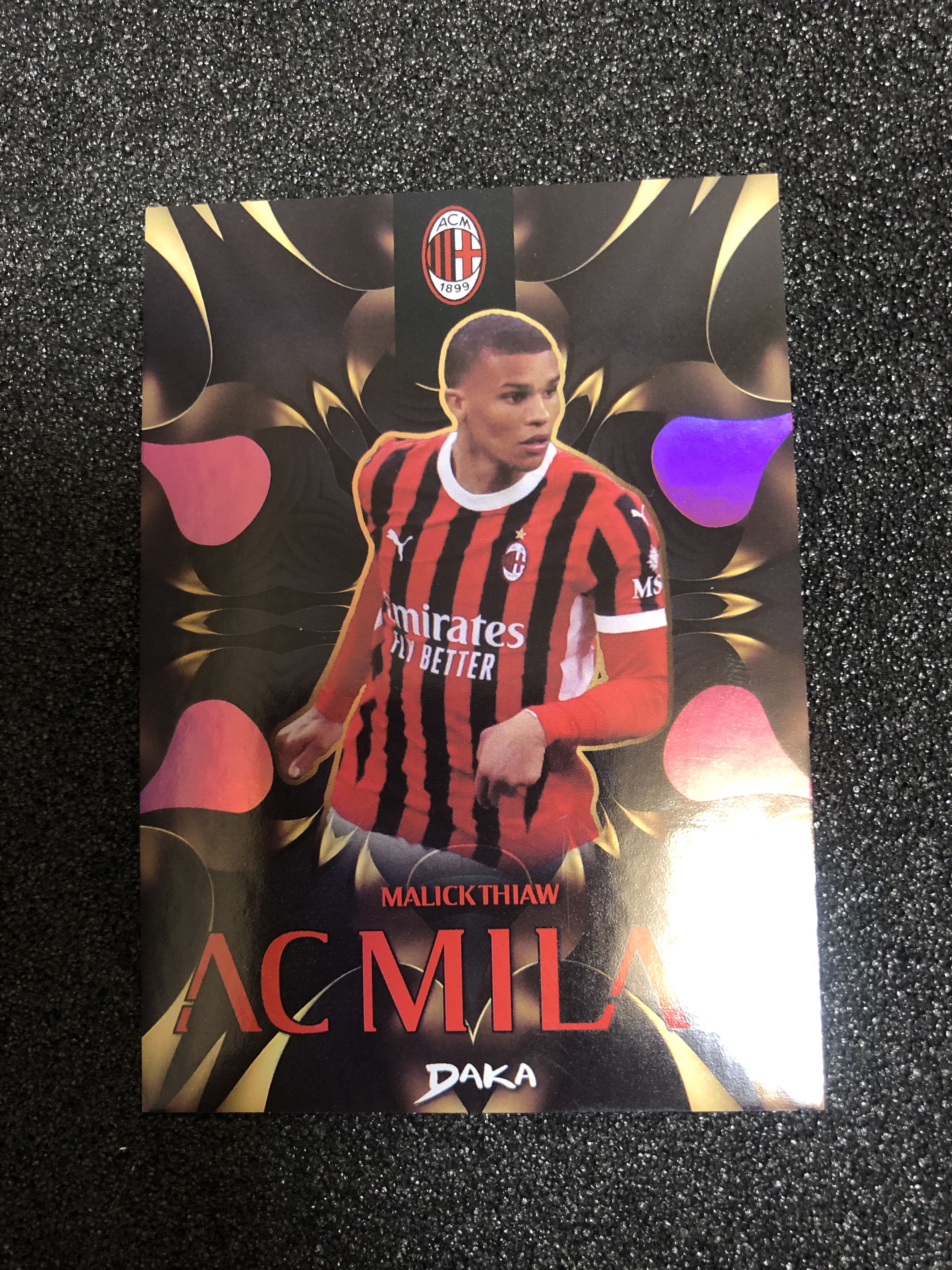 2025 DAKA AC米兰 malick thiaw AC米兰队盒 马利克-佳夫 德国 纽卡斯尔联 99编 54/99 卡品如图 凑套收藏必备