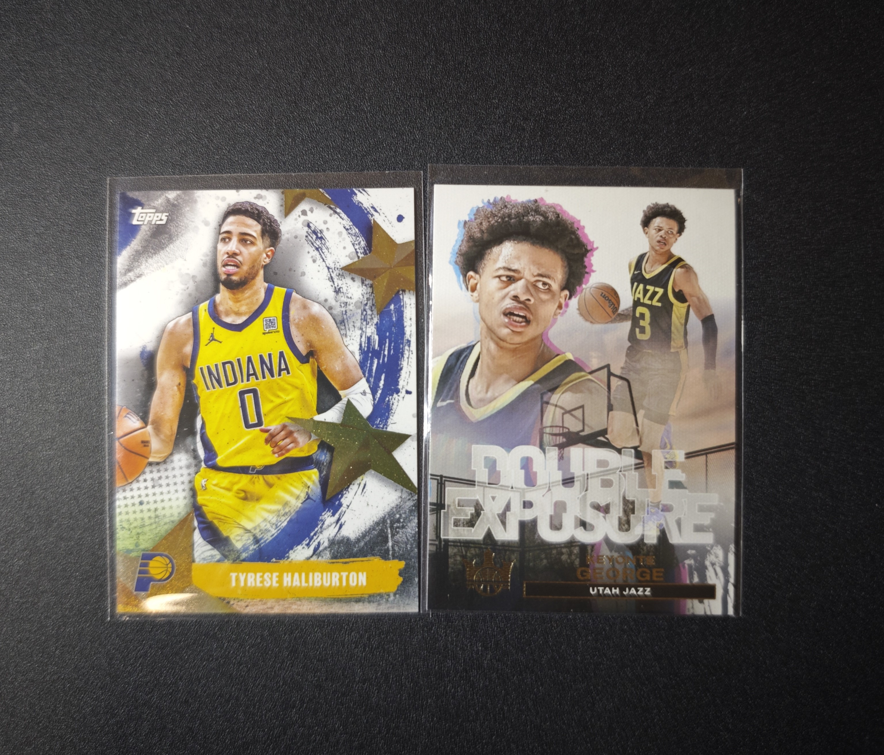 lot 2张 哈里伯顿 乔治 特卡 不保卡品 91代拍