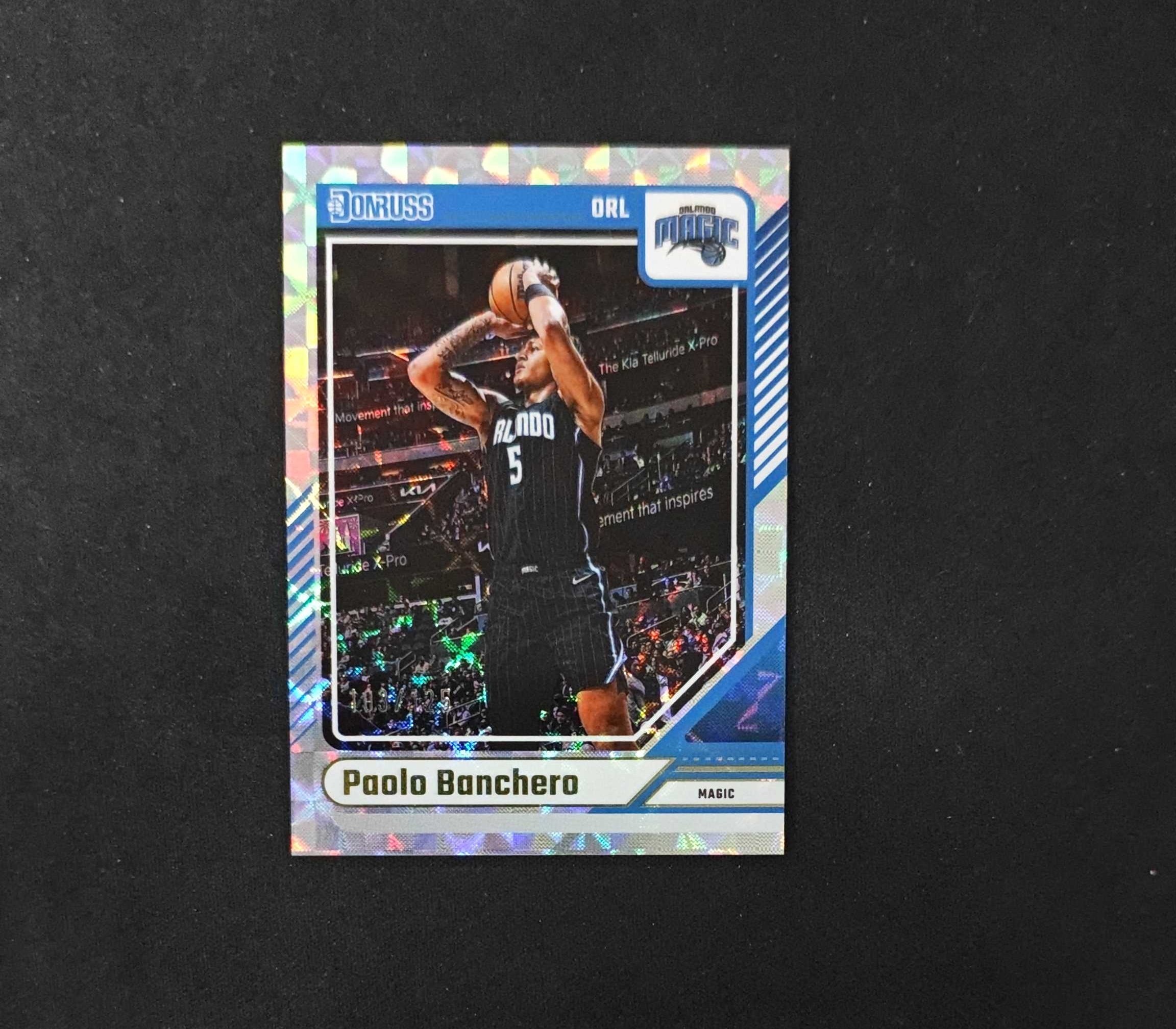 2024-25 Panini Donruss Paolo Banchero 【SC拍卖】杜蕾斯 魔术 班切罗 125编 风车折 收藏必备(ing哥)