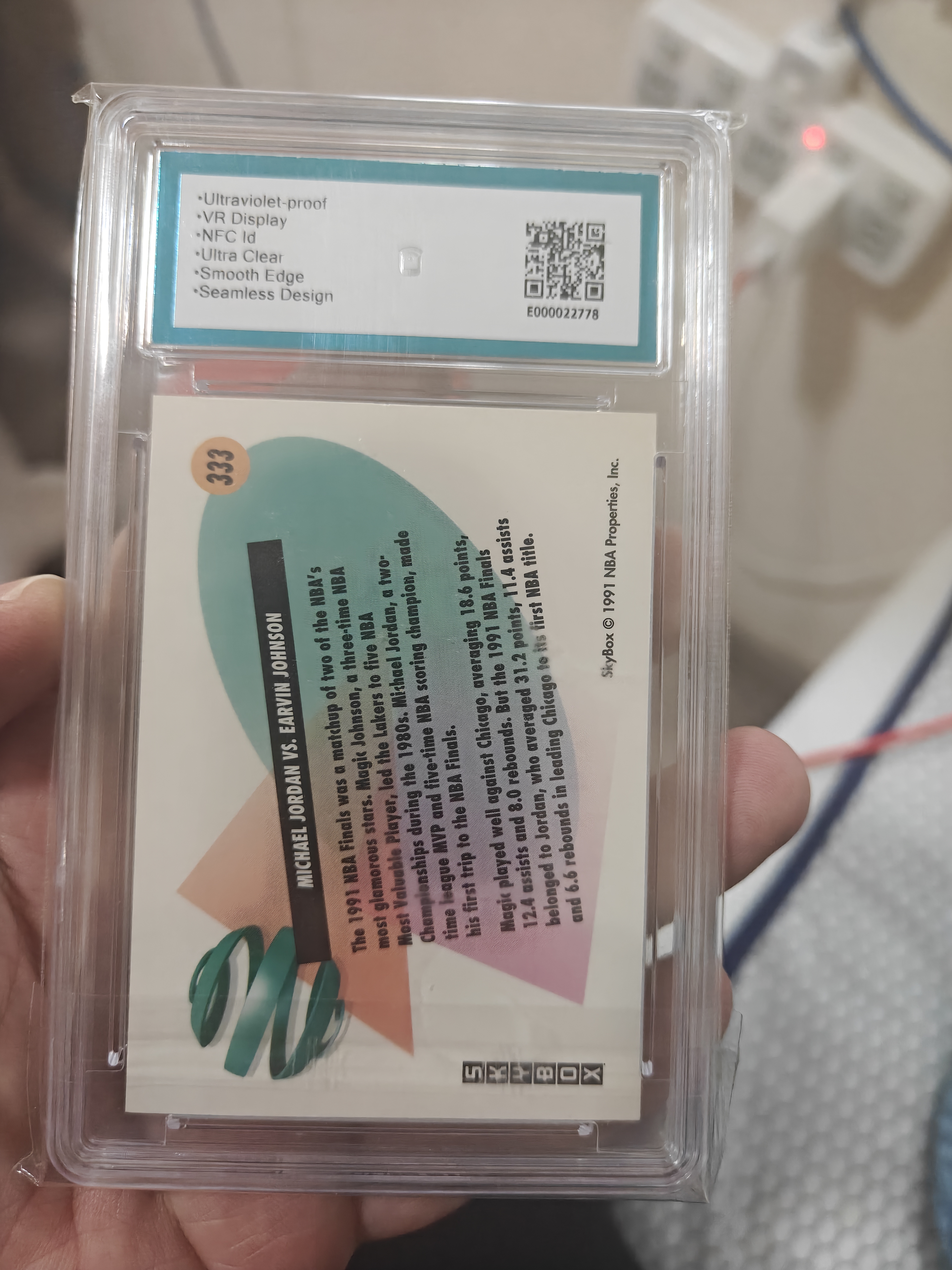 1984-85 SkyBox SkyBox Michael Jordan #307 BCTC9 公牛 乔丹 迈克尔乔丹 约翰逊 篮球之神 魔术师 迈克尔