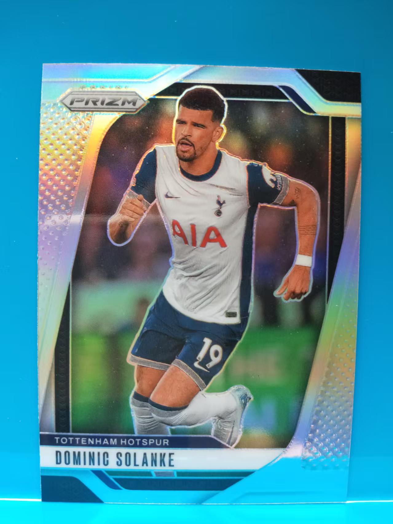 2024-25 Panini Prizm dominic solanke 多米尼克 索兰克 托特纳姆热刺  银折 英超PZ 卡品如图 J010D