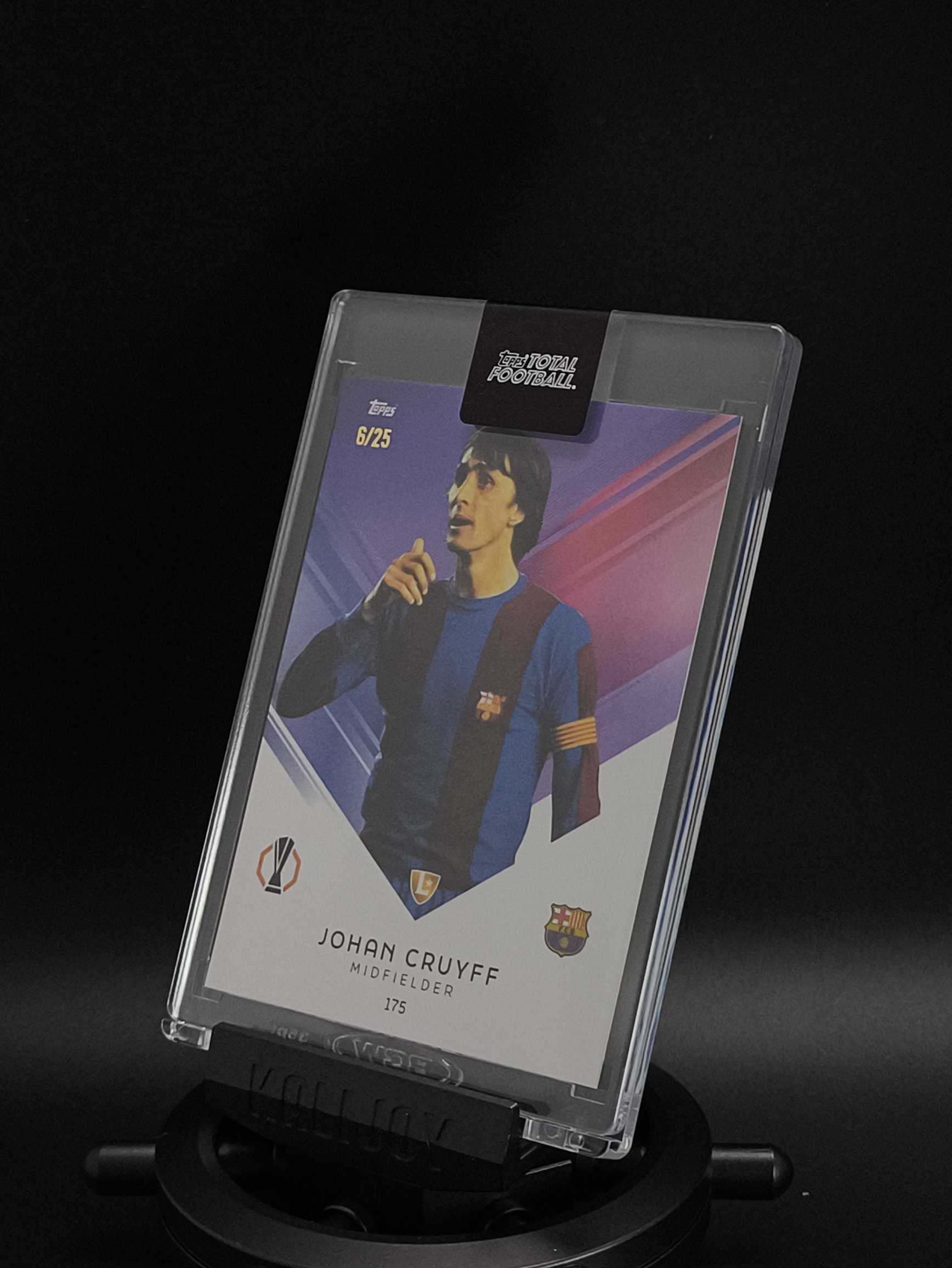 2025-26 Topps Total Football Johan Cruyff 约翰·克鲁伊夫 足球教父 克鲁伊夫 巴塞罗那 巴萨 荷兰 6/25编 TTF 原封砖