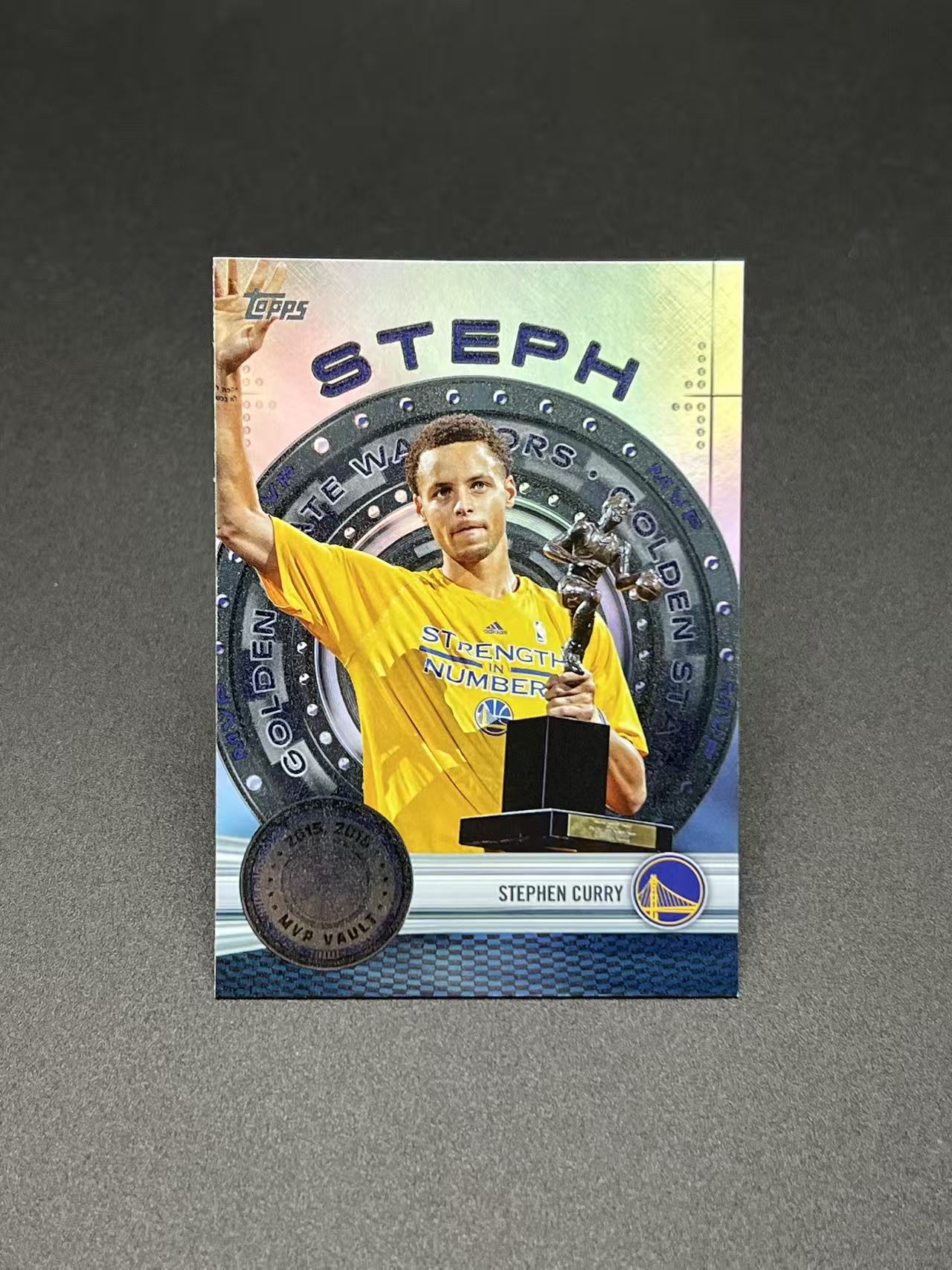 2025 Topps Flagship Stephen Curry #MVP-6 斯蒂芬 库里 勇士 MVP 特卡 银折 专收必备 车厘子