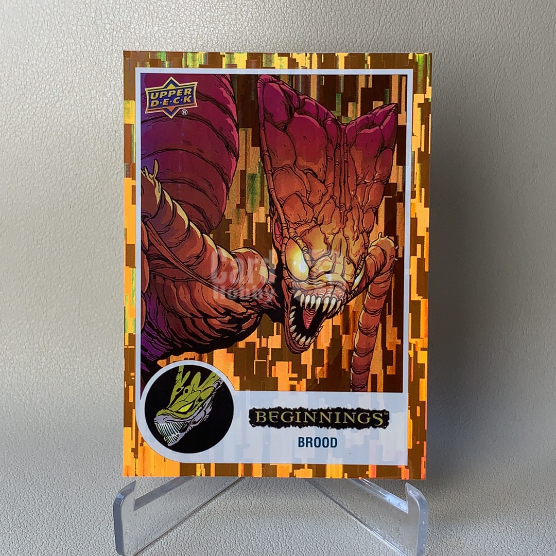 【弈卡代拍】2023 Marvel Upper Deck 漫威 Beginnings 开端2 122/199编 Brood 布罗德 虫族 橙折 折射 品相如图 凑套必备 赵总