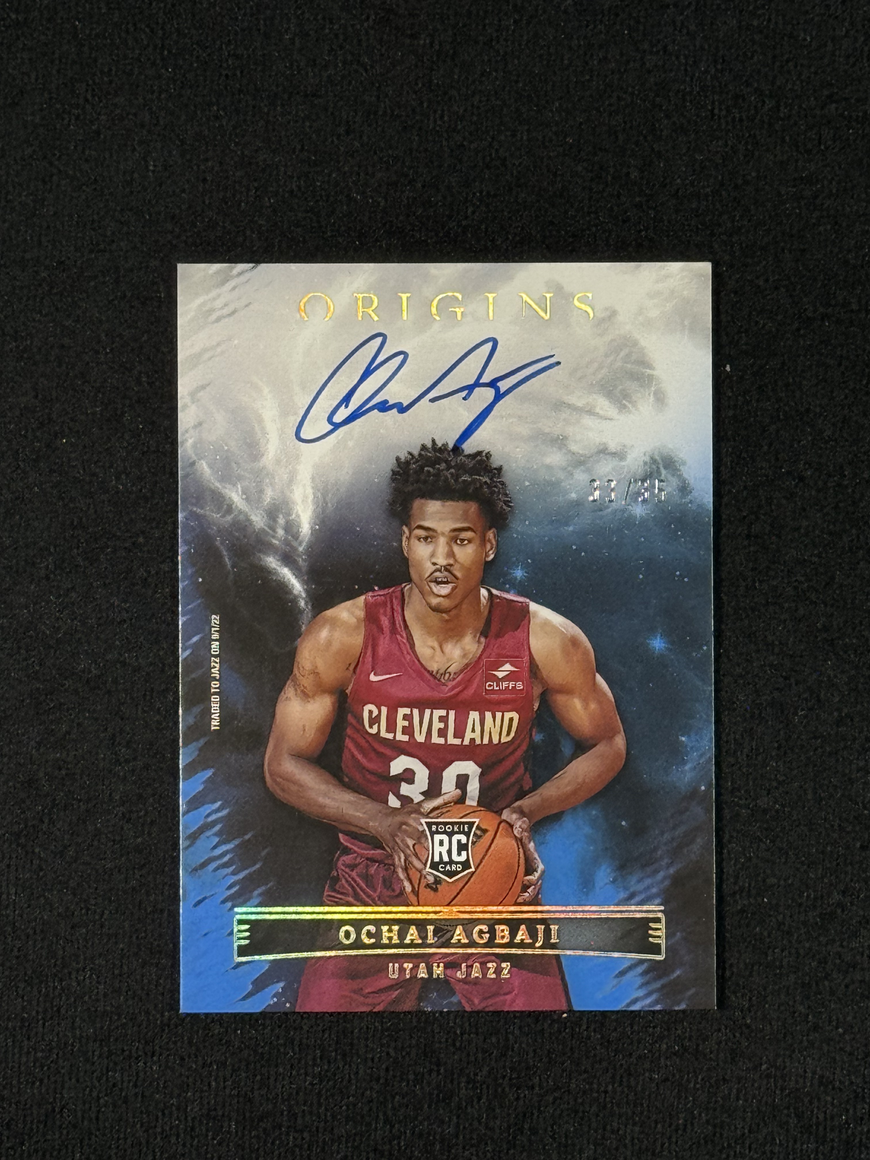 2022-23 Panini Origins Ochai Agbaji RC 【扎克代卖】起源 卡签 爵士新秀 奥柴 阿巴基 35编 实卡好看 瑕疵如图 福盒 猪脚饭