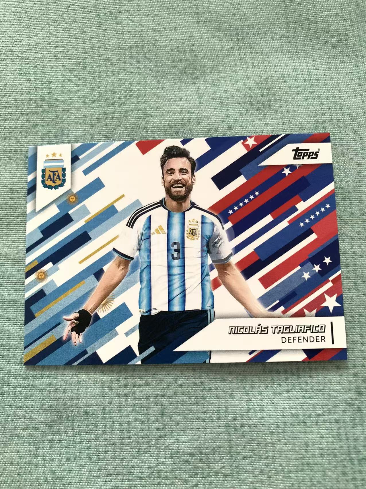 2026 Topps Team Set Nicolas Tagliafico 塔利亚菲科 阿根廷队盒 横版特卡 base 世界杯主力 齐全