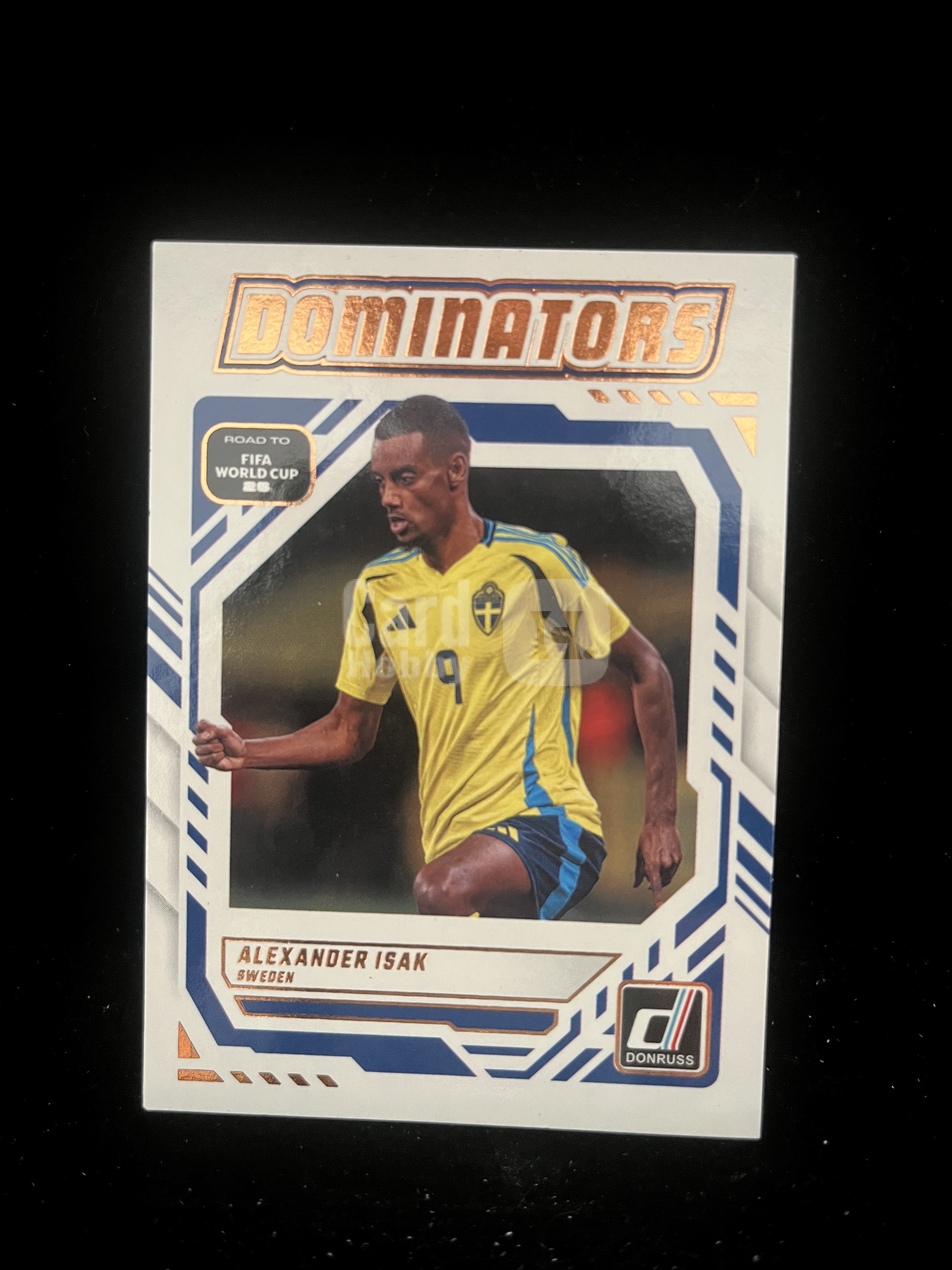 免费代拍 2024 Donruss Road to FIFA World Cup 26 伊萨克 Alexander Isak Dominators 卡品如图#D358